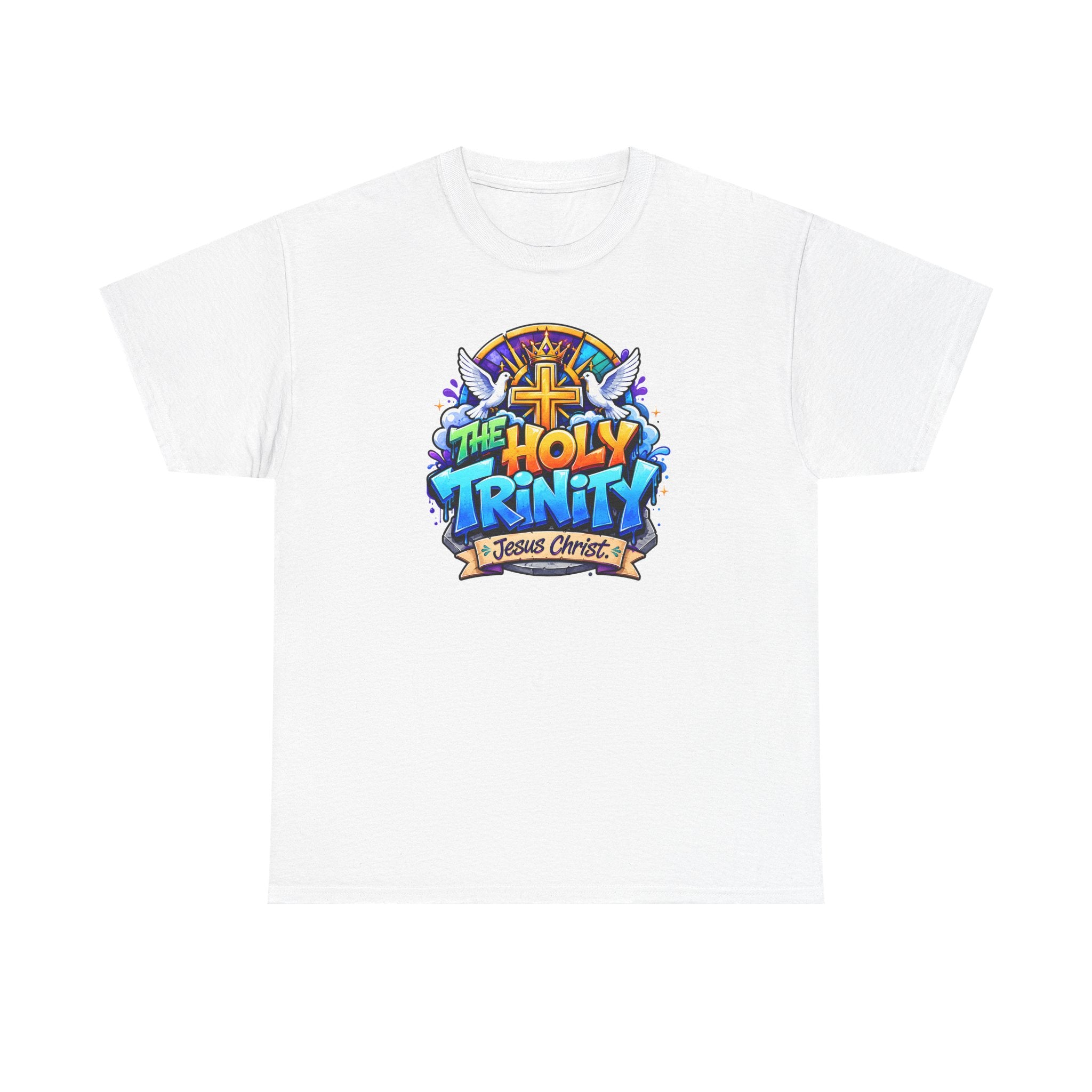 Christian Tee - "The Holy Trinity" Church Youth Graphic T-Shirt