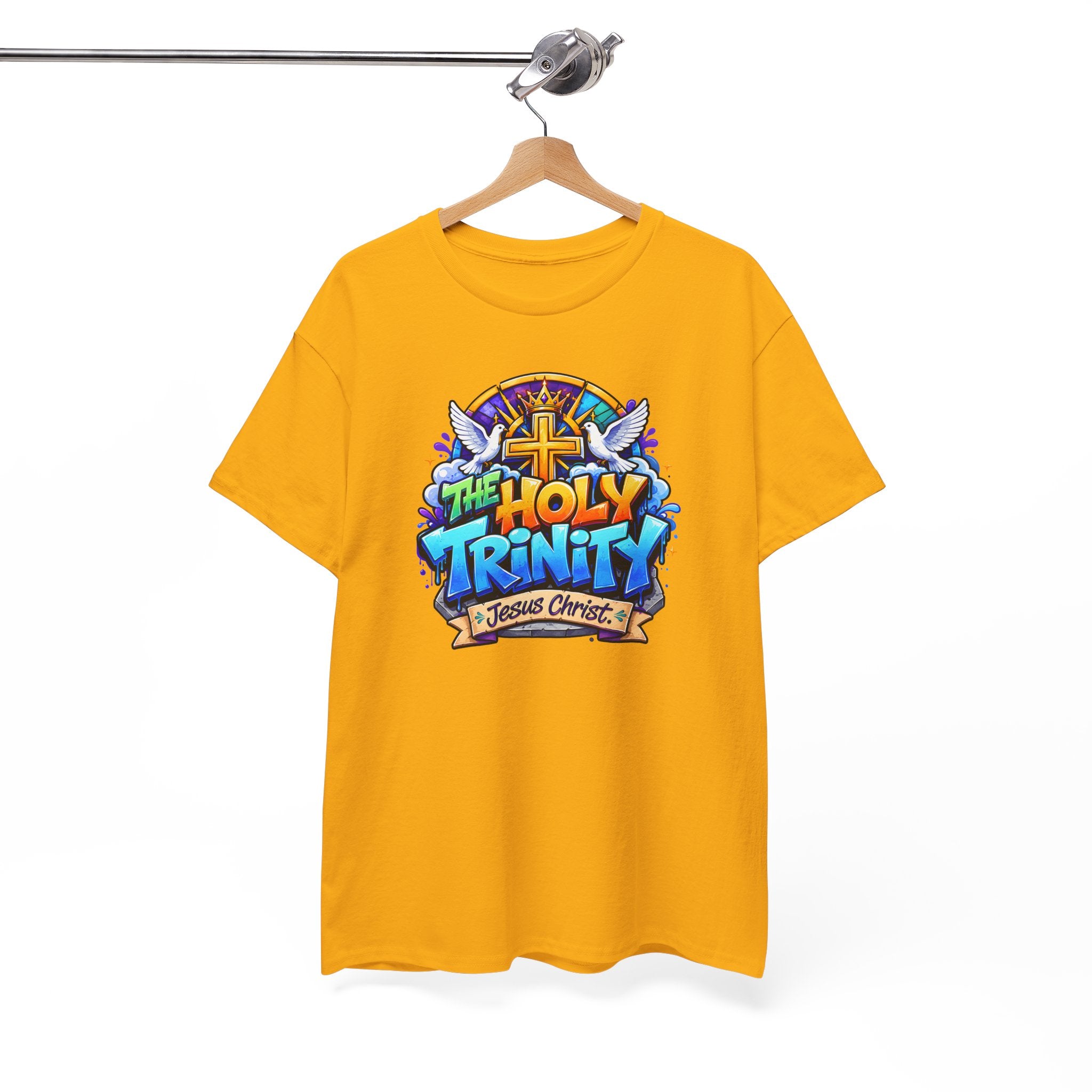 Christian Tee - "The Holy Trinity" Church Youth Graphic T-Shirt