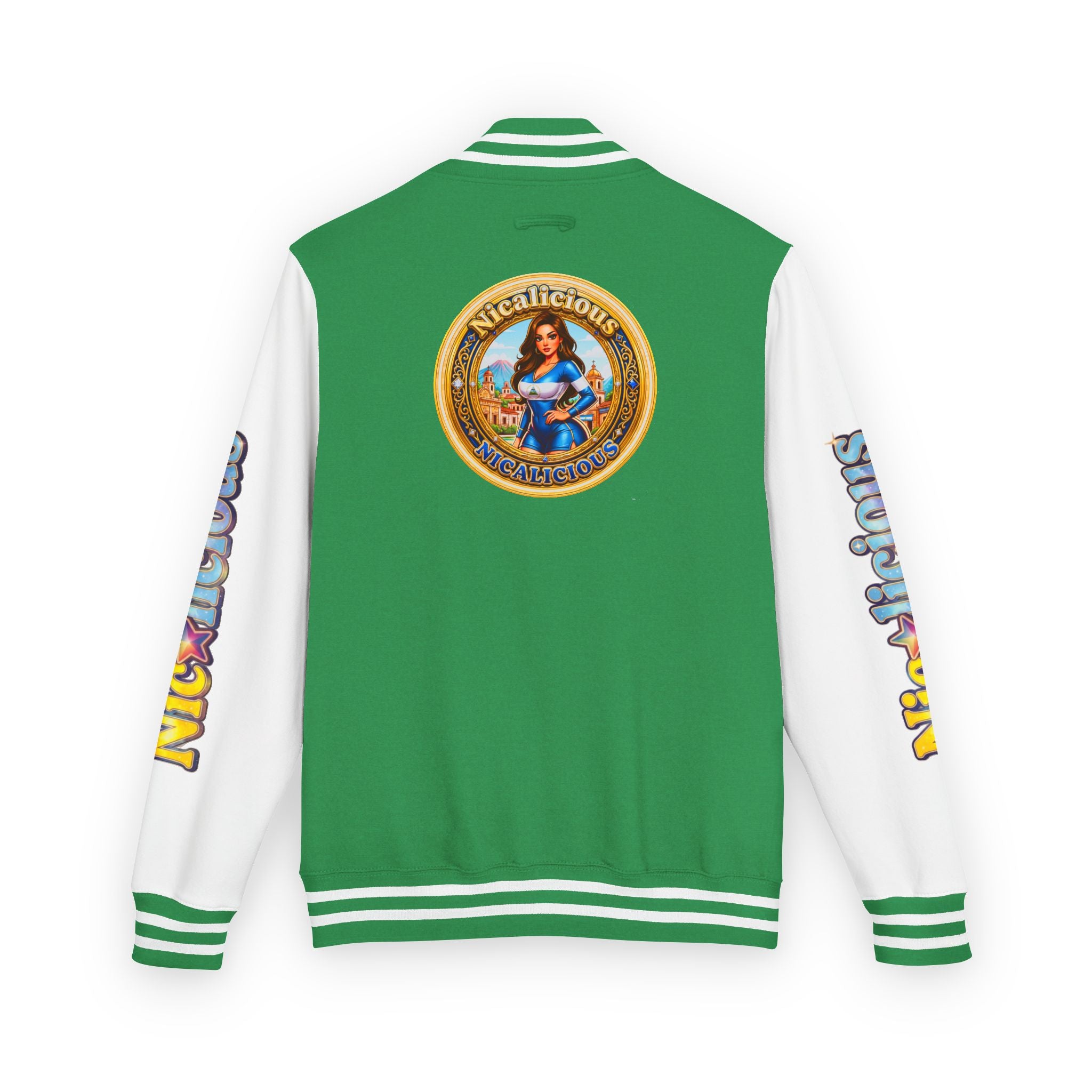Letterman Jacket — 'Nicalicious' Retro Varsity Bomber