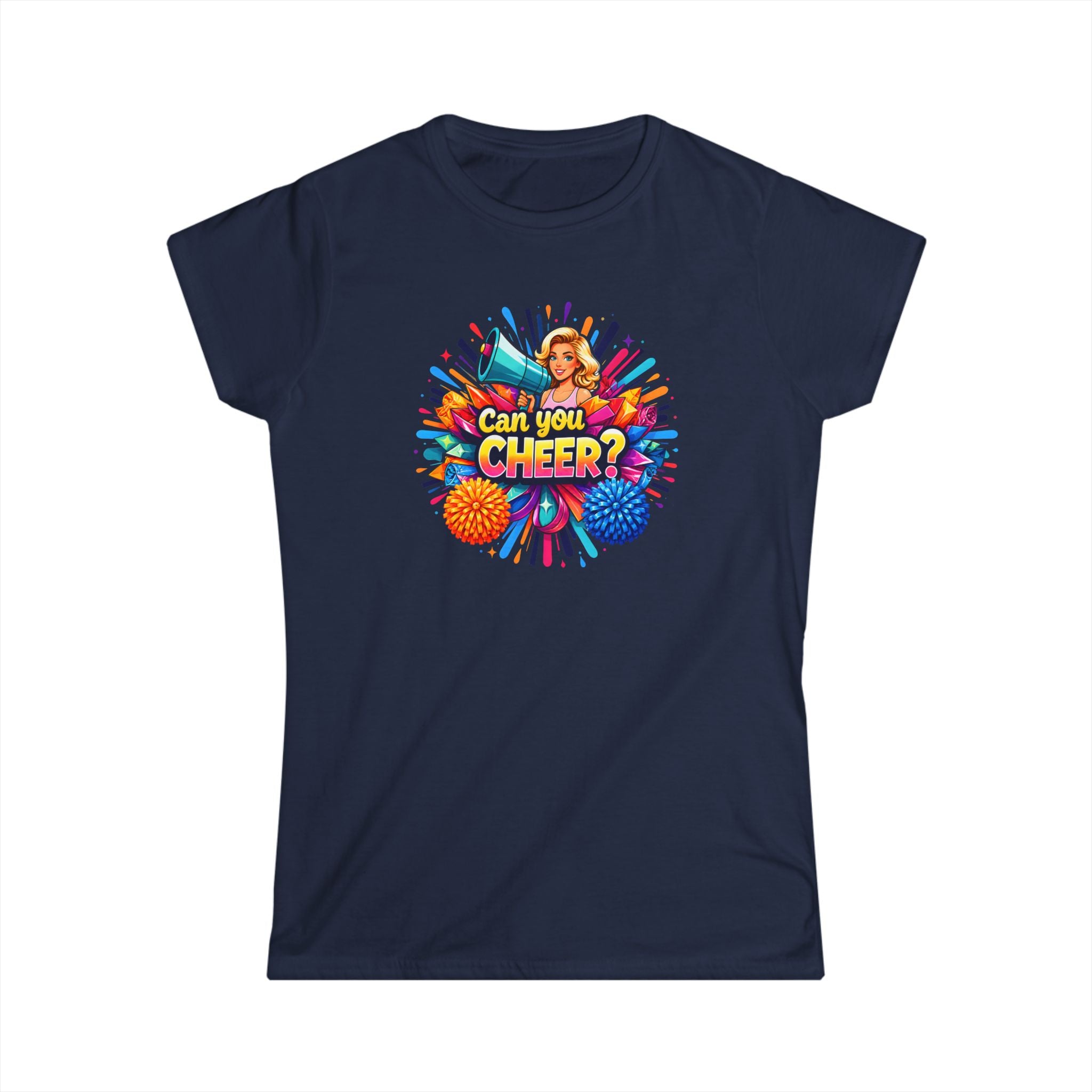 Can You Cheer? Women's Cheerleading Graphic Tee
