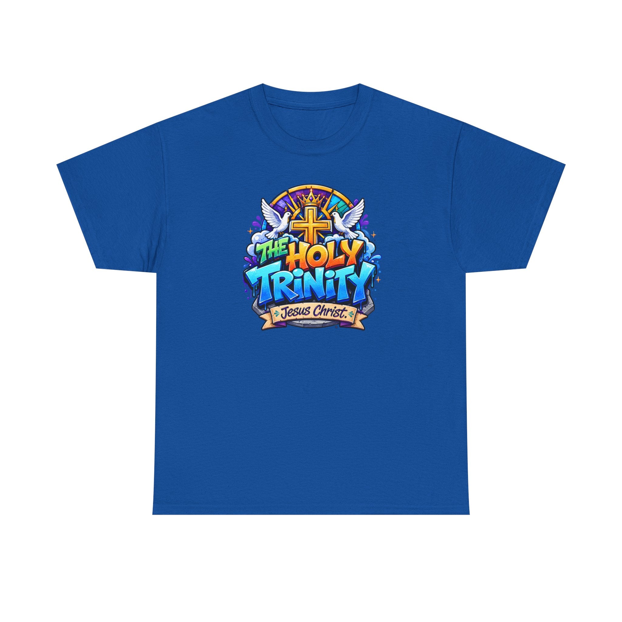 Christian Tee - "The Holy Trinity" Church Youth Graphic T-Shirt