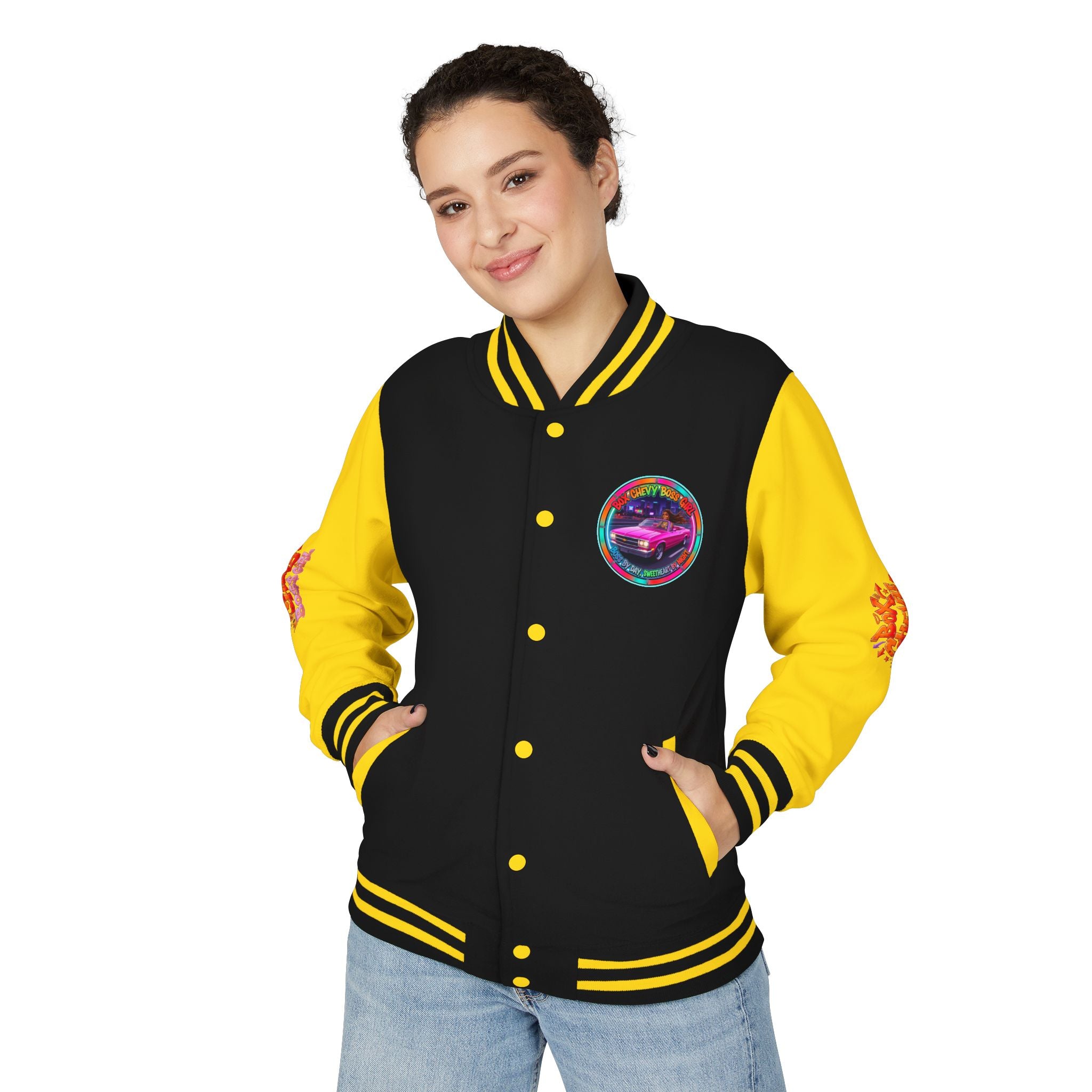 Letterman Jacket "Box Chevy Boss Girl"