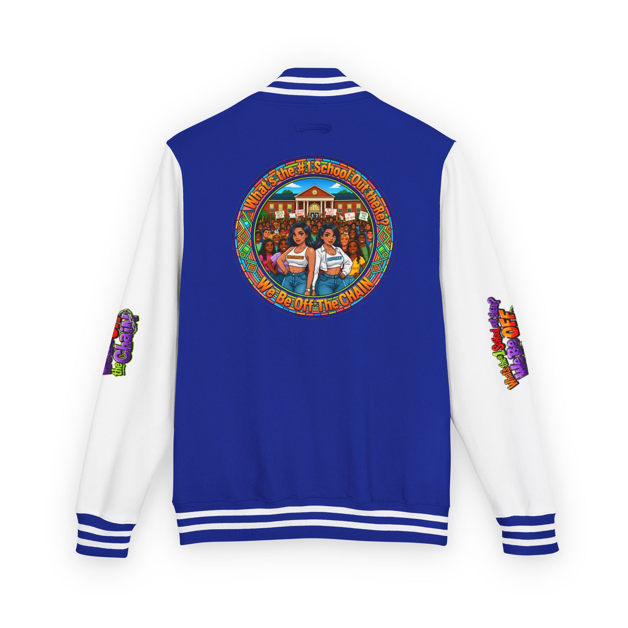 Letterman Jacket — Retro High School Crew Design (We’ll Be Off the Chain)