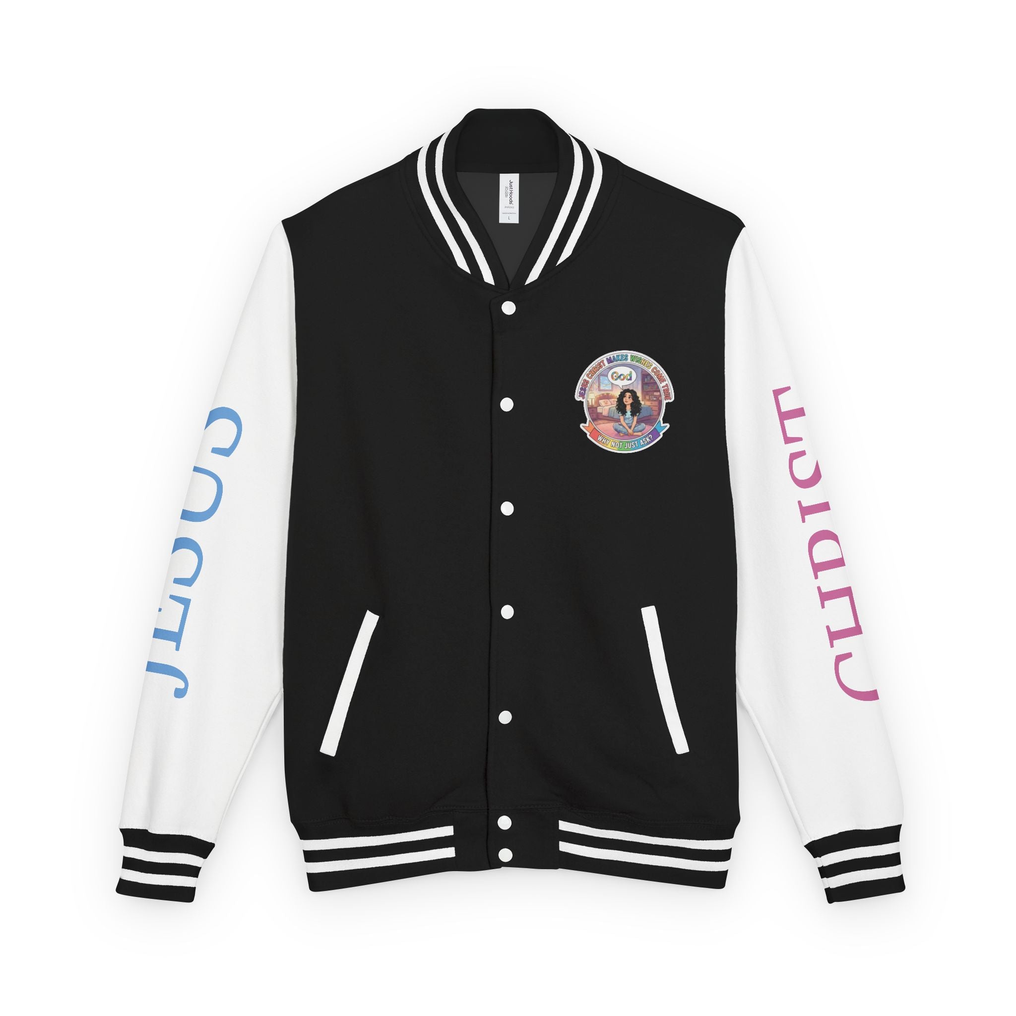Spiritual Soul Seeker – "Why not just ask"  — Retro Gamer Club Varsity Jacket
