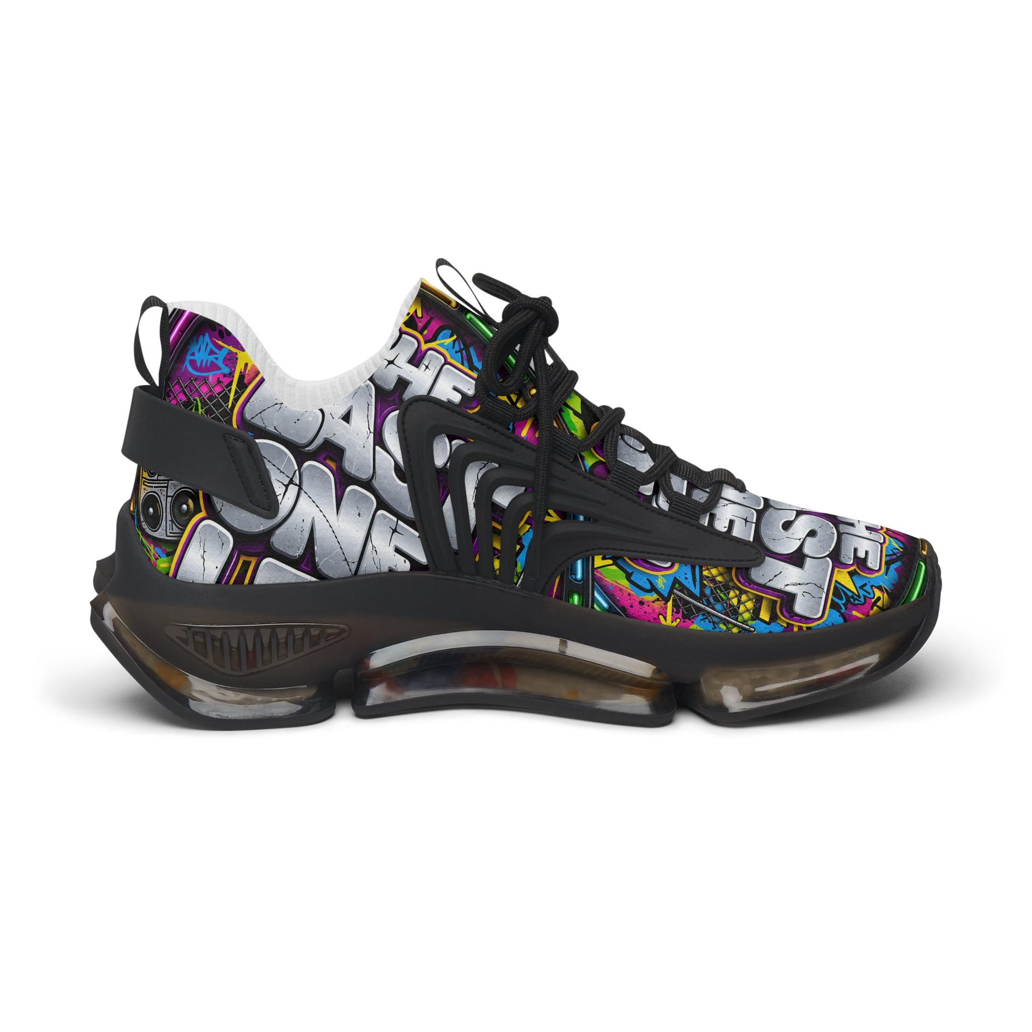 Graphic Mesh Sneakers — "The Last One" Bold Streetwear Trainers