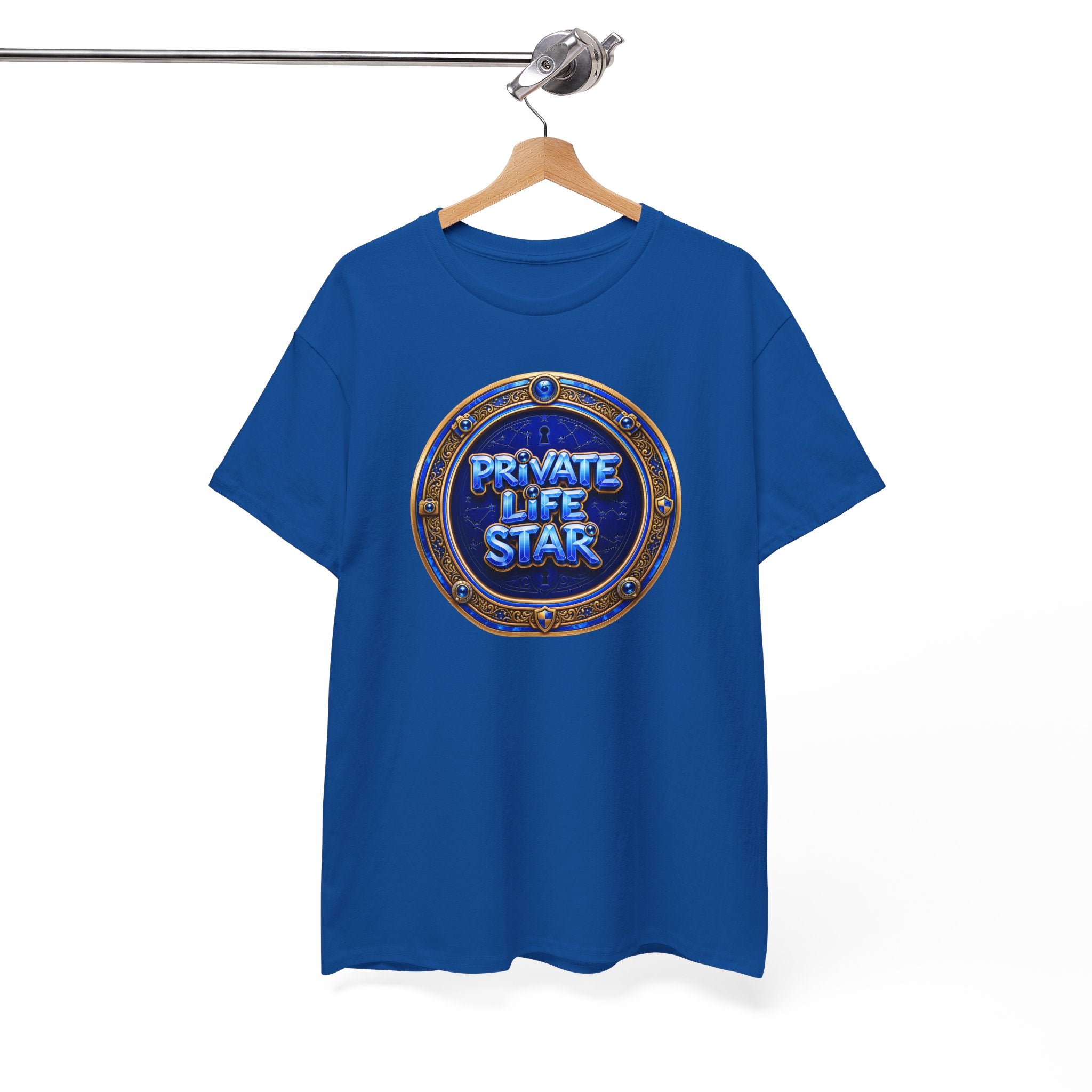 "Private Life Star" T-Shirt — Retro Badge Graphic Tee