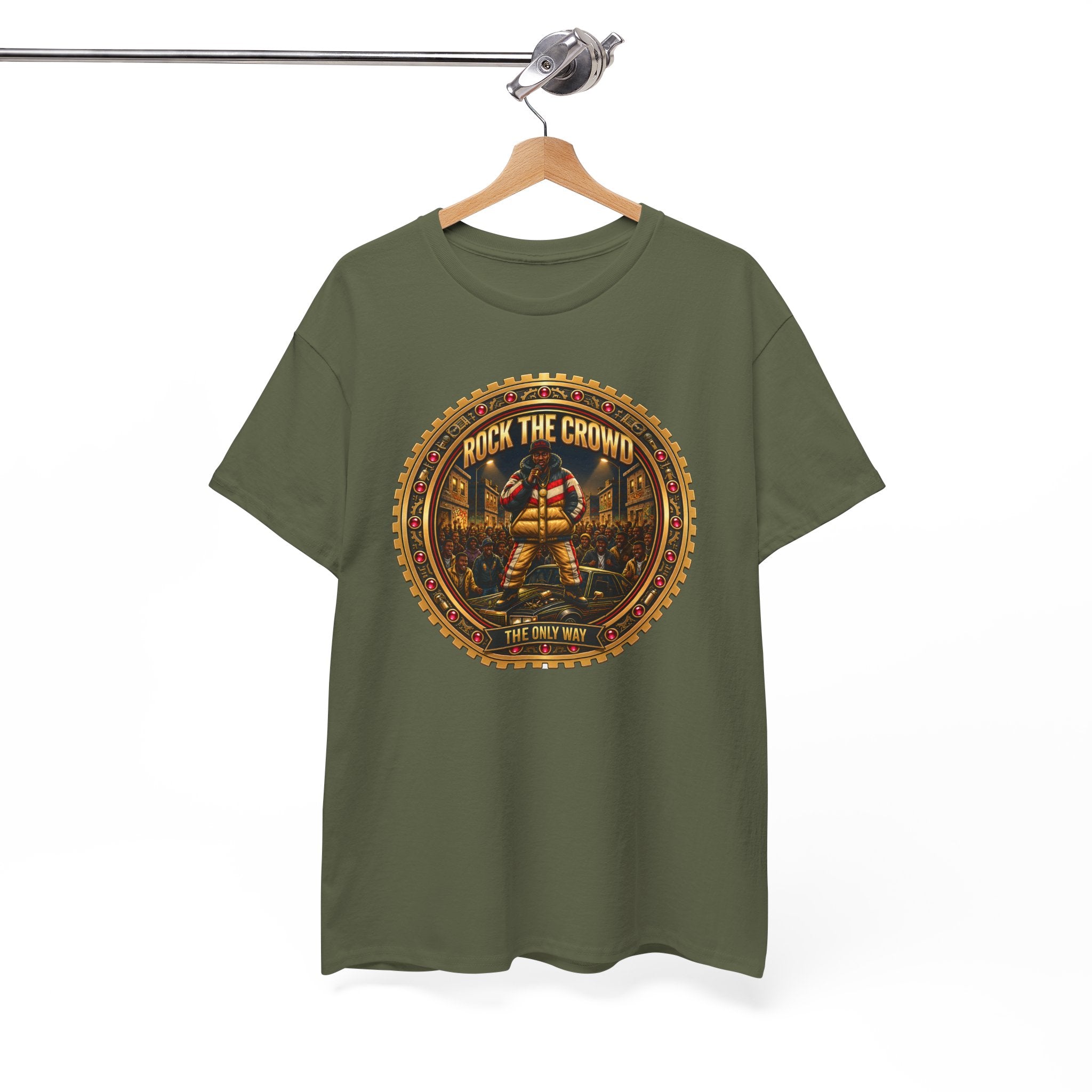 "Rock the Crowd" Tee — Vintage Concert Graphic Shirt