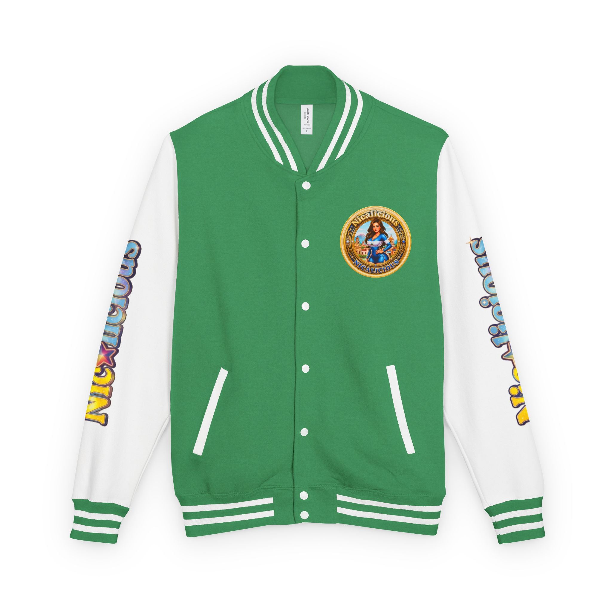 Letterman Jacket — 'Nicalicious' Retro Varsity Bomber
