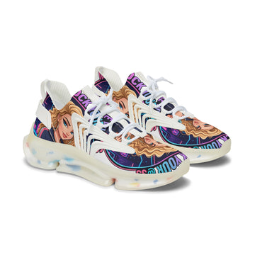 Women's Mesh Sneakers — 'Don't Block Your Blessings' Graphic Athletic Shoes