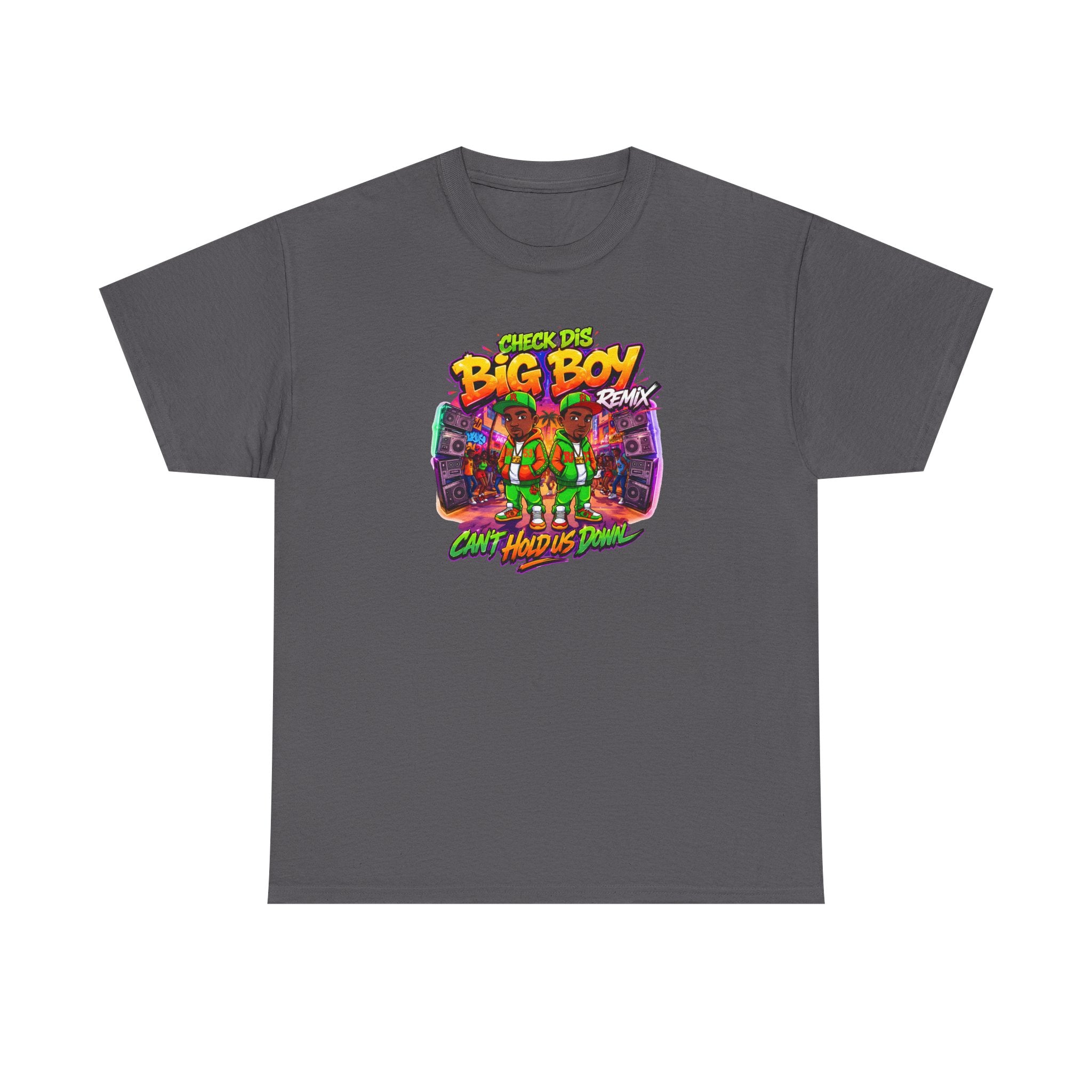 T-Shirt — " Check Dis Big Boy Remix" Retro Arcade Graphic Tee