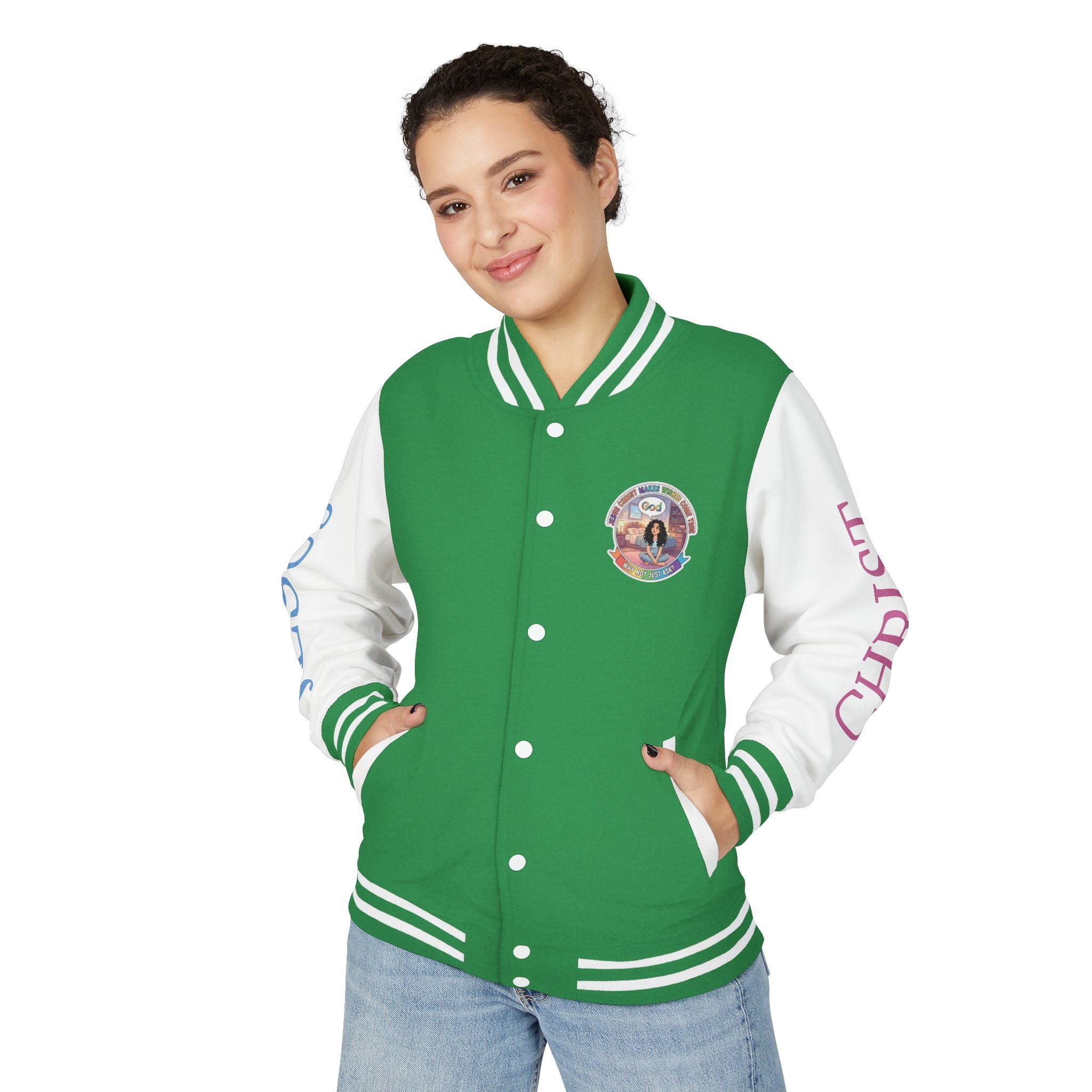 Spiritual Soul Seeker – "Why not just ask"  — Retro Gamer Club Varsity Jacket