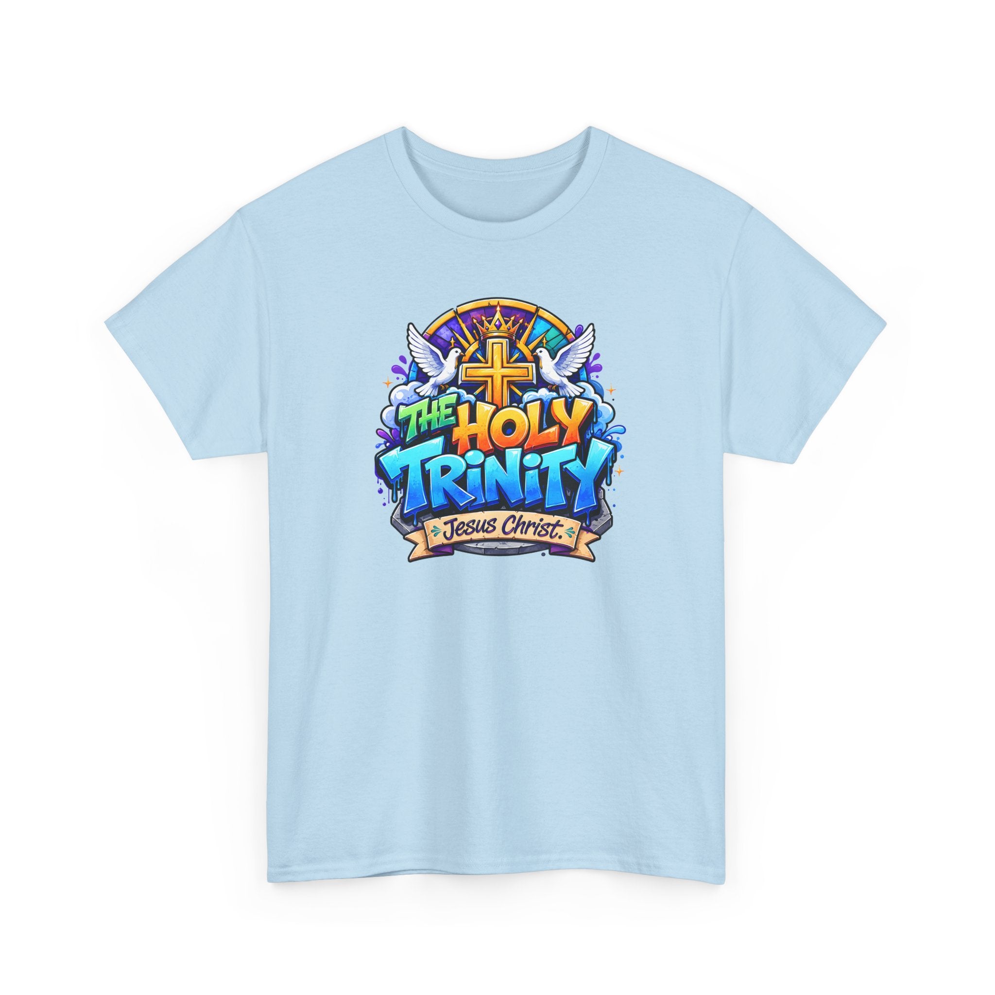 Christian Tee - "The Holy Trinity" Church Youth Graphic T-Shirt