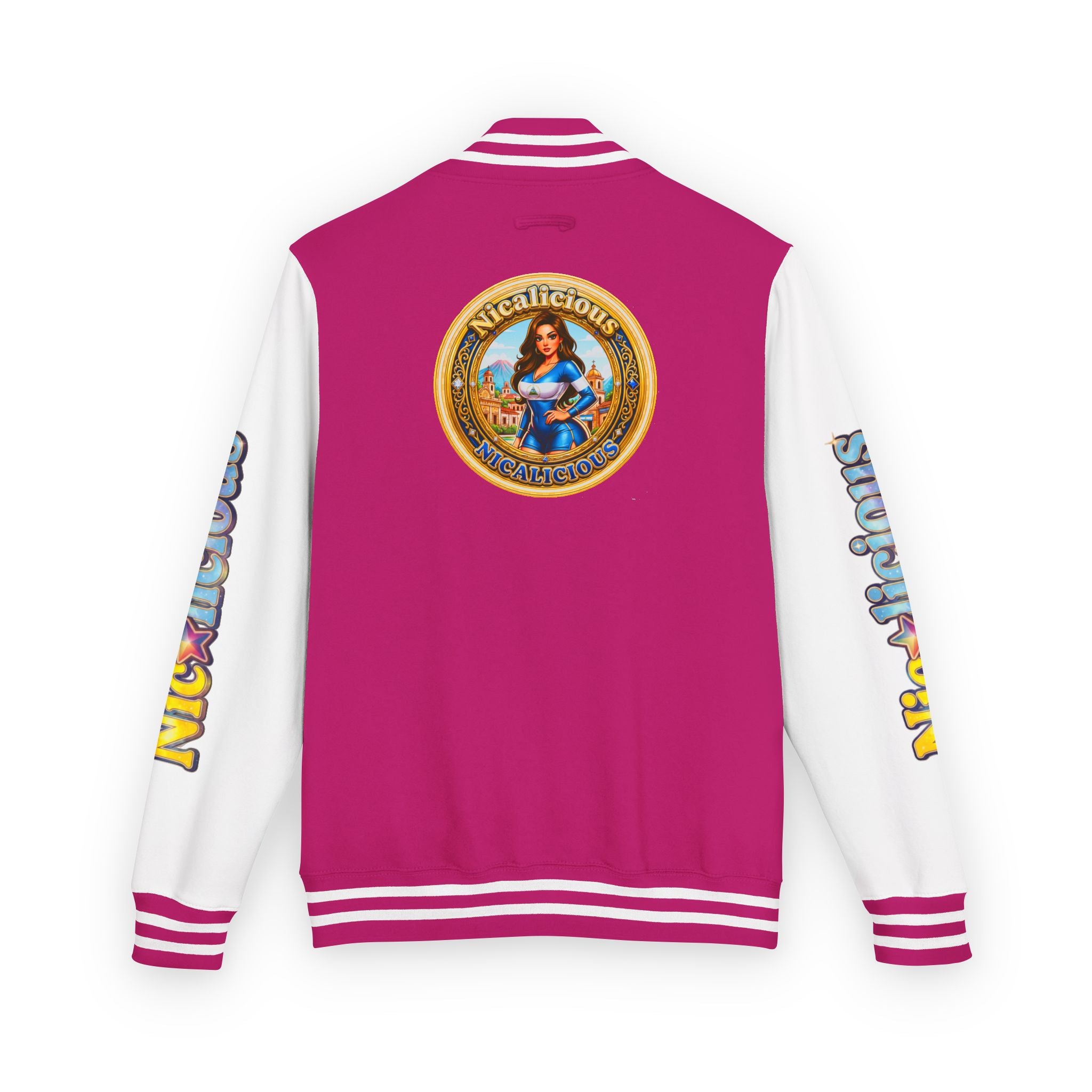 Letterman Jacket — 'Nicalicious' Retro Varsity Bomber