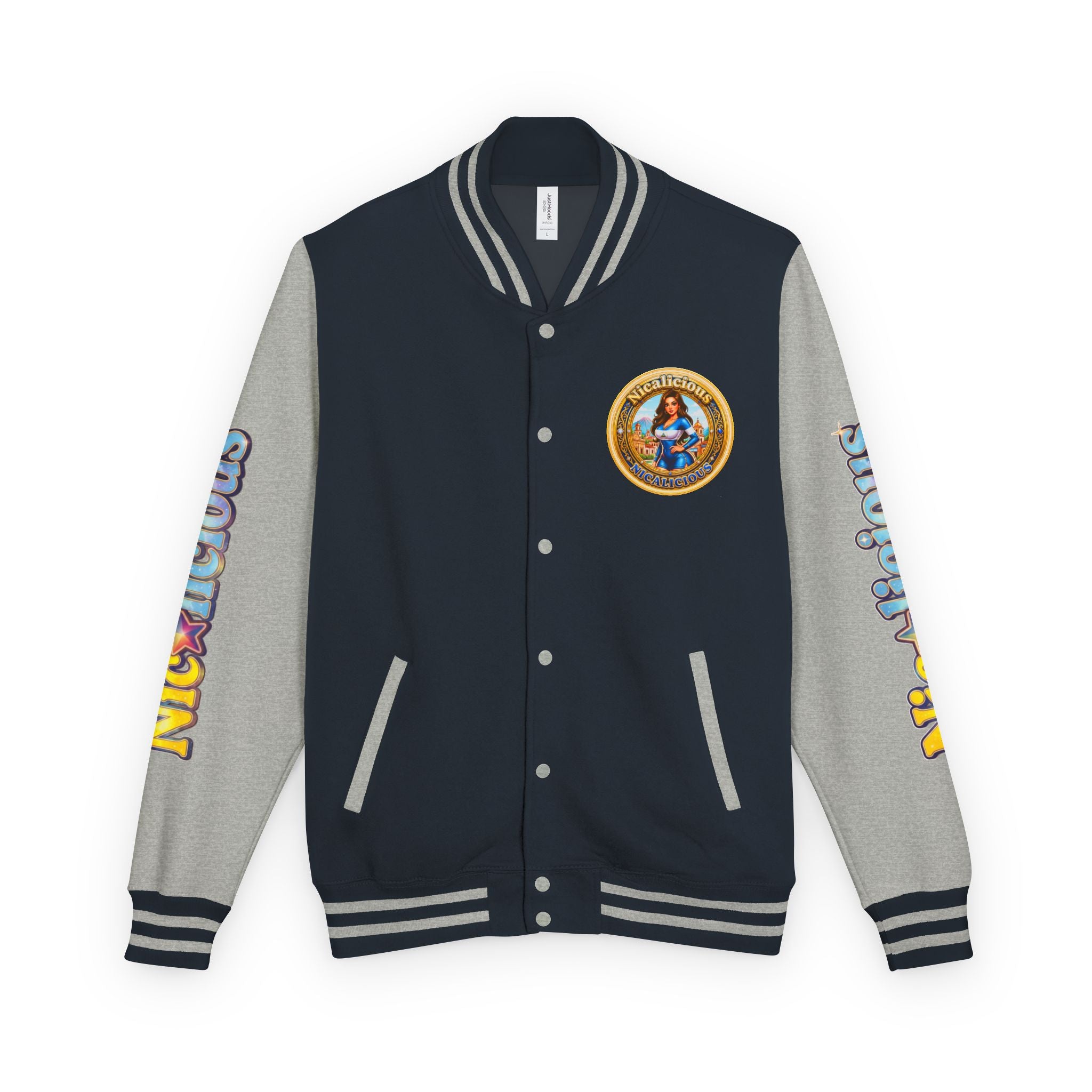 Letterman Jacket — 'Nicalicious' Retro Varsity Bomber