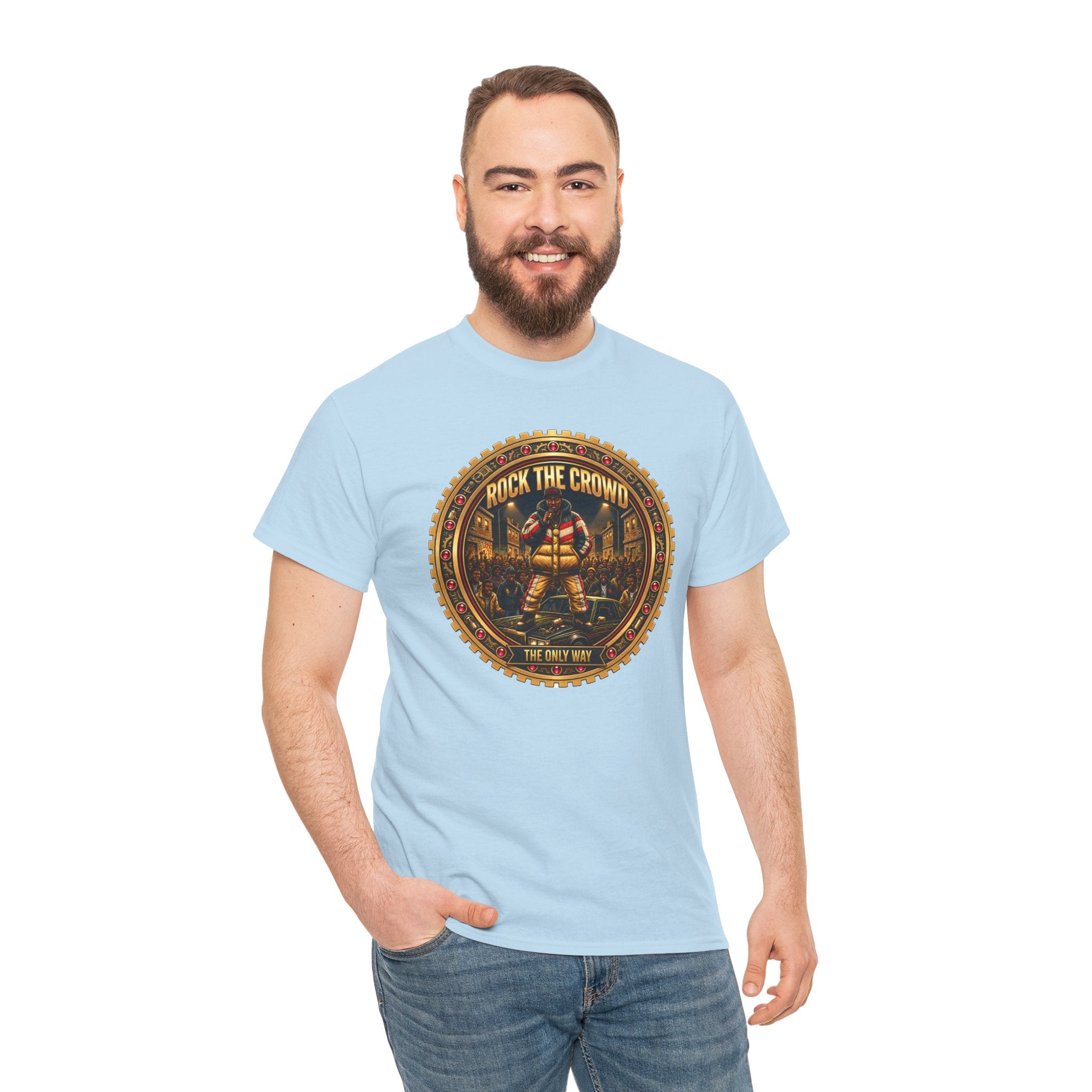 "Rock the Crowd" Tee — Vintage Concert Graphic Shirt