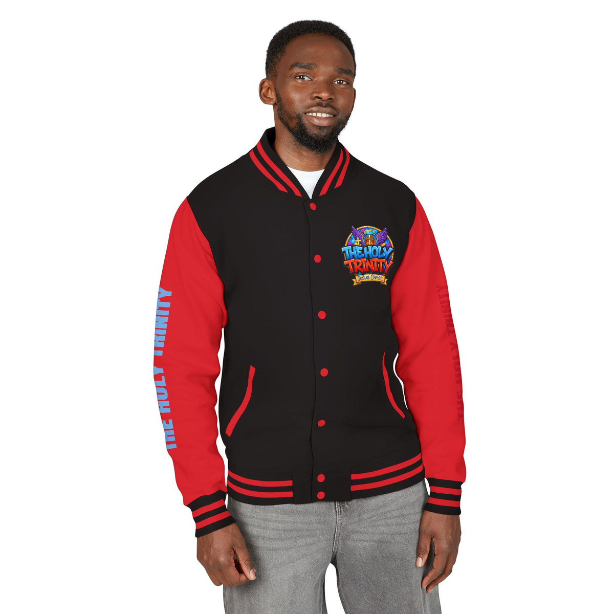 Letterman Jacket — "The Holy Trinity" Christian Varsity Jacket