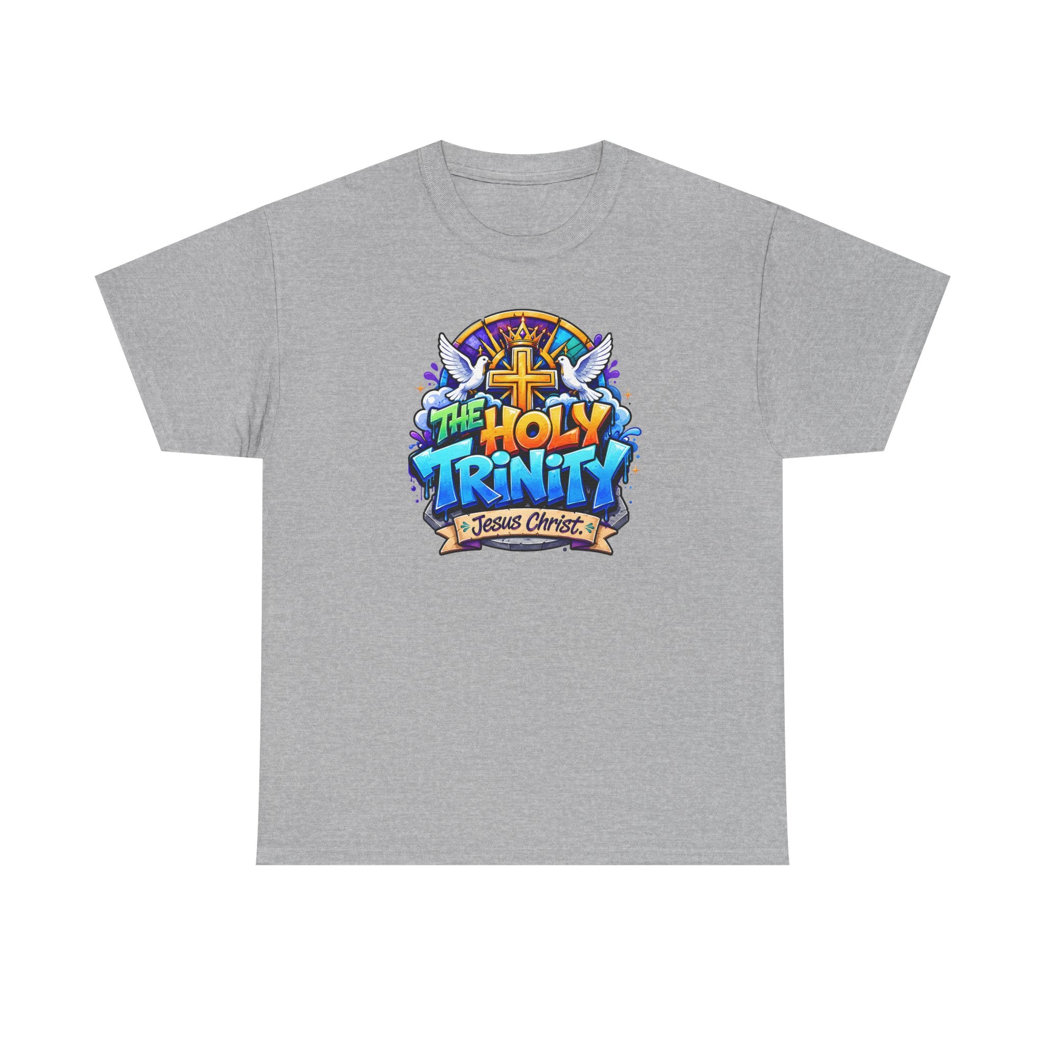 Christian Tee - "The Holy Trinity" Church Youth Graphic T-Shirt