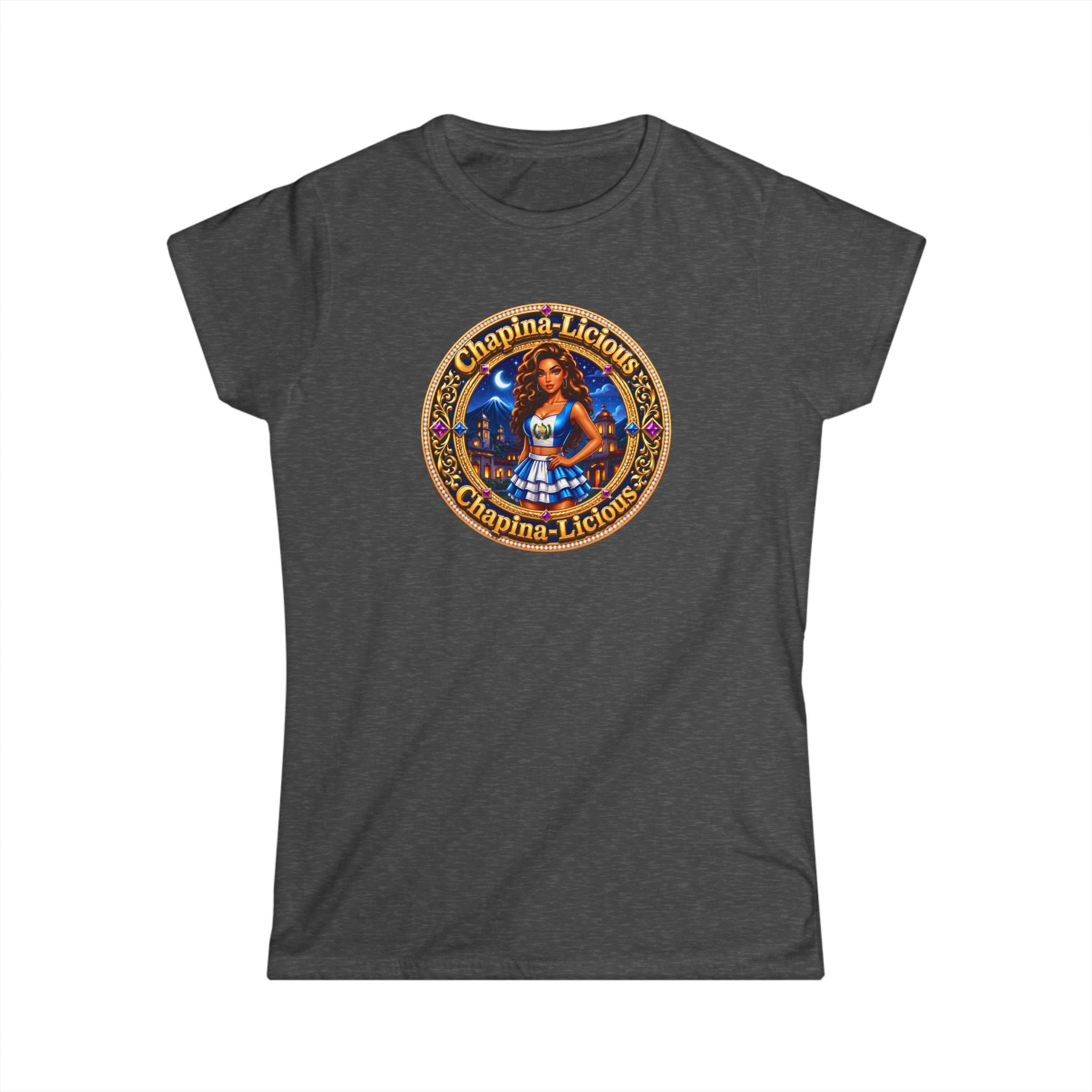 Oktoberfest Dirndl Girl Graphic Tee — 'Chapina-Licious' Retro Beer Festival T‑Shirt