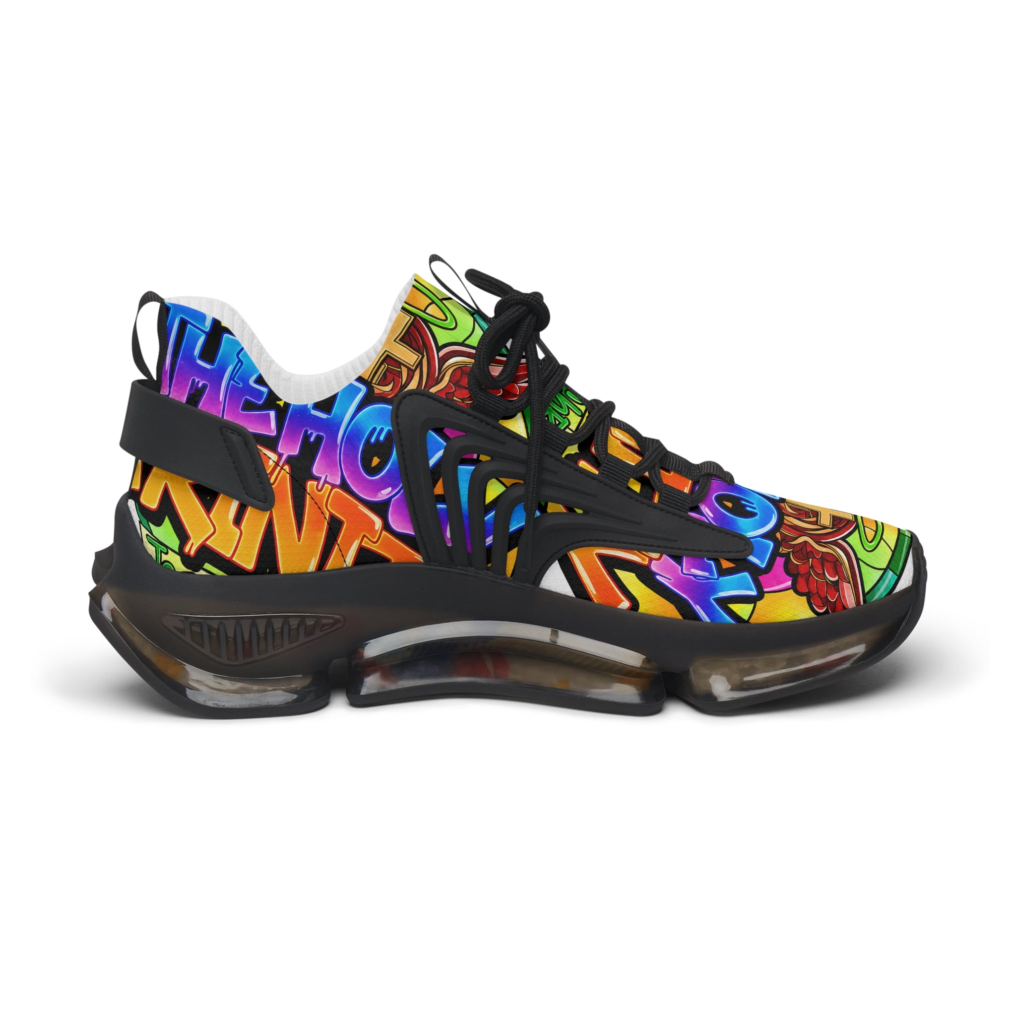 MEN'S Mesh Sneakers —" Holy Trinity " Colorful Graffiti Athletic Shoes
