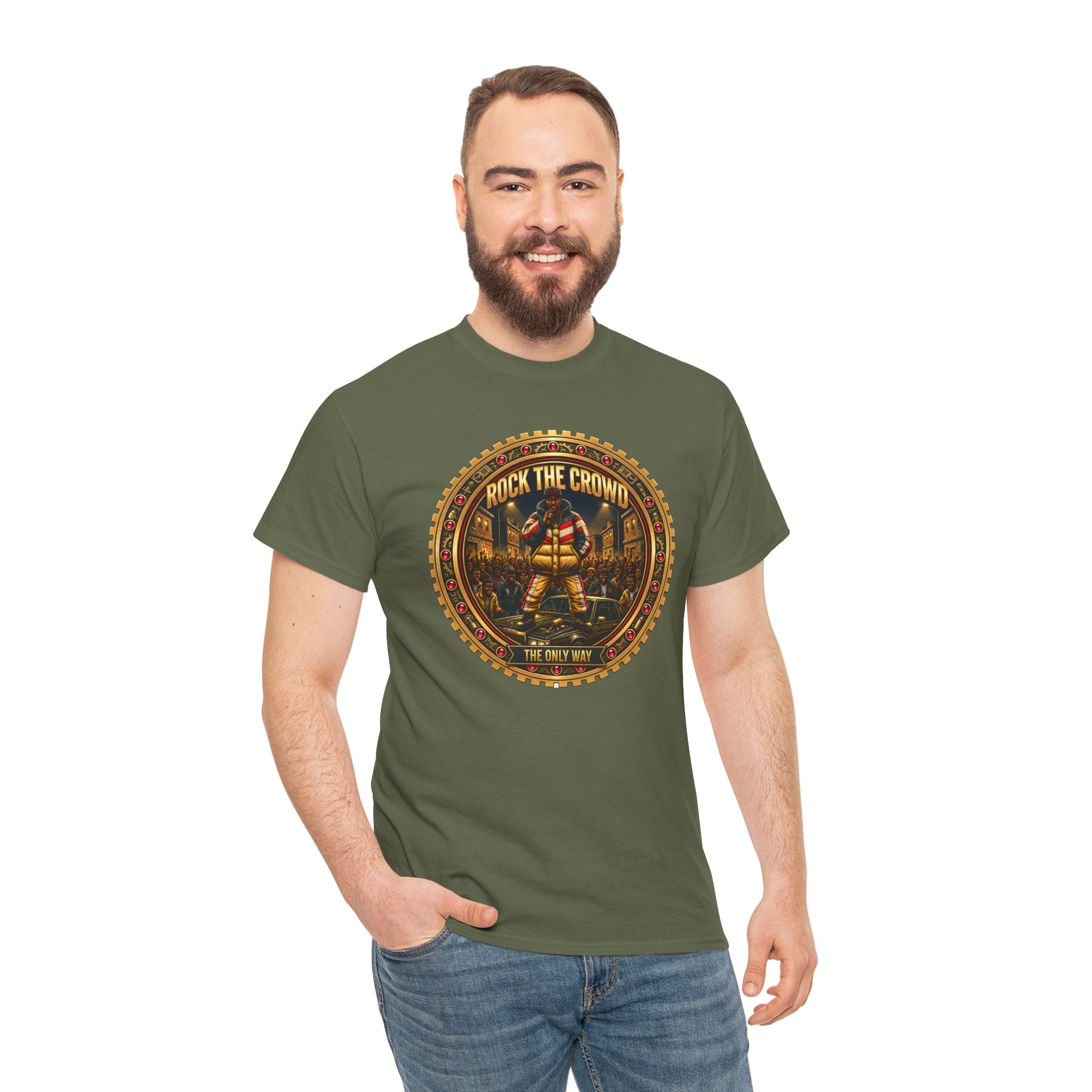 "Rock the Crowd" Tee — Vintage Concert Graphic Shirt