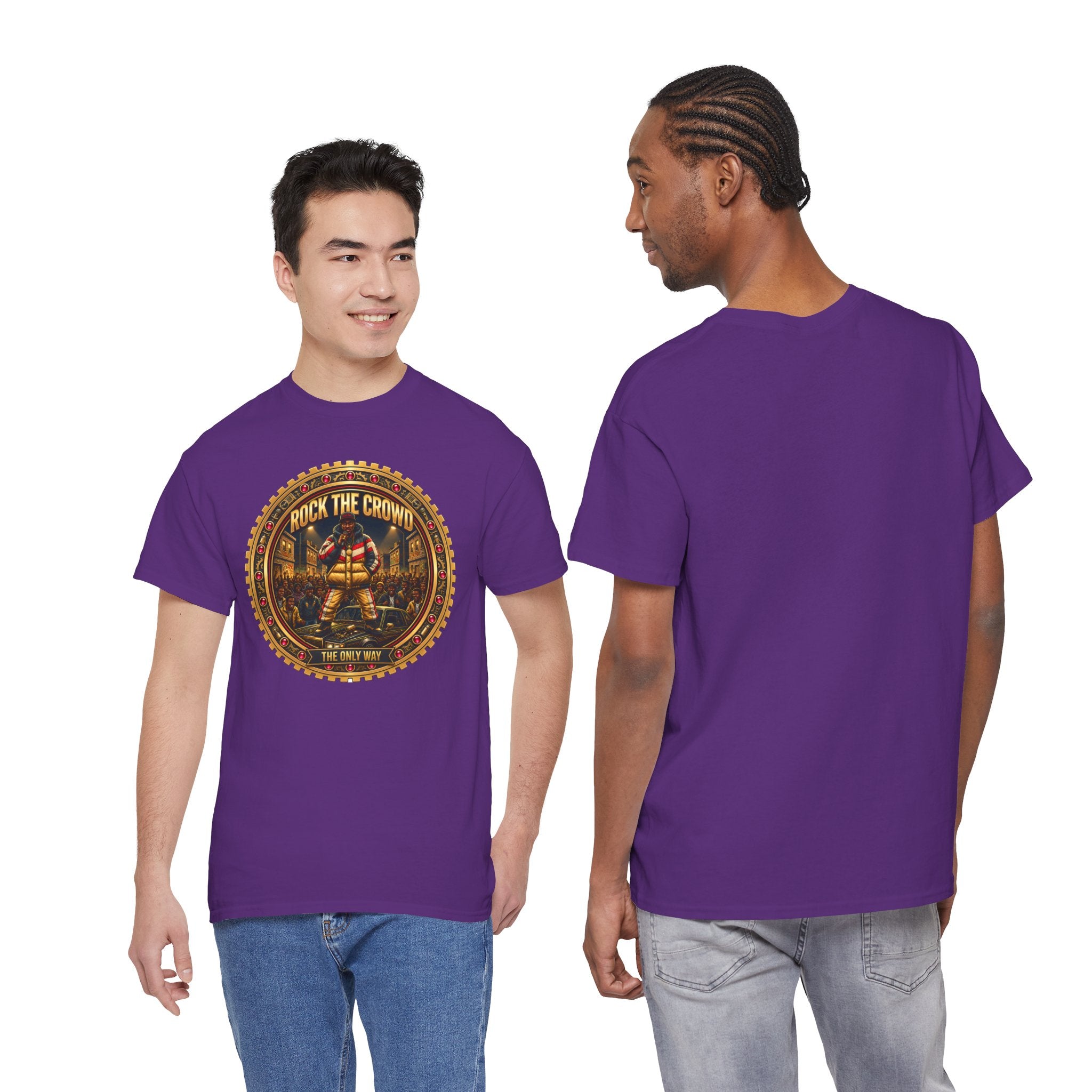 "Rock the Crowd" Tee — Vintage Concert Graphic Shirt