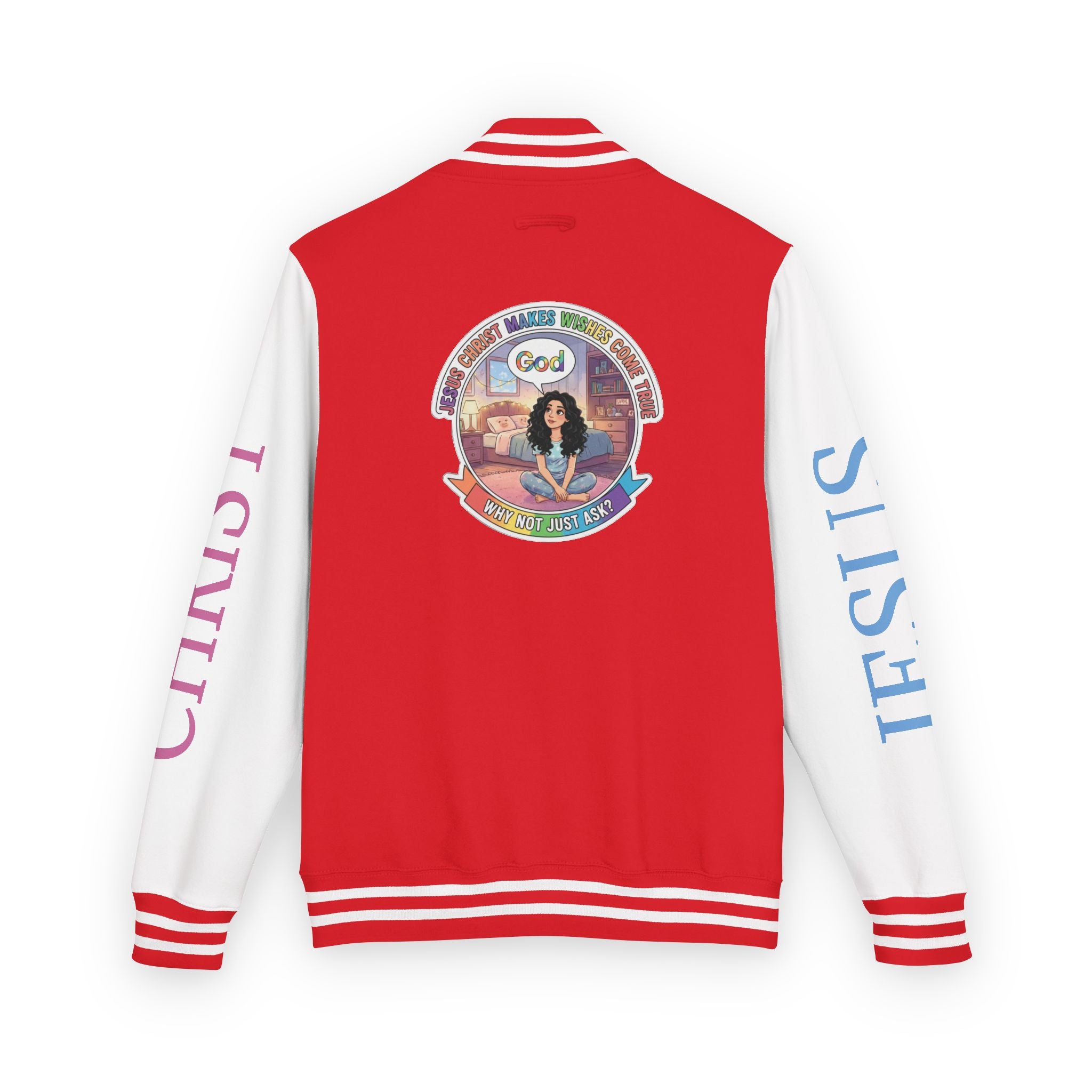 Spiritual Soul Seeker – "Why not just ask"  — Retro Gamer Club Varsity Jacket