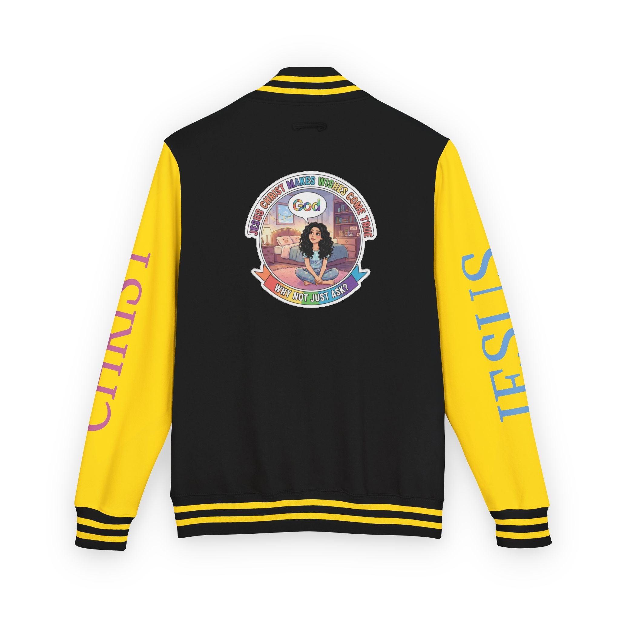 Spiritual Soul Seeker – "Why not just ask"  — Retro Gamer Club Varsity Jacket