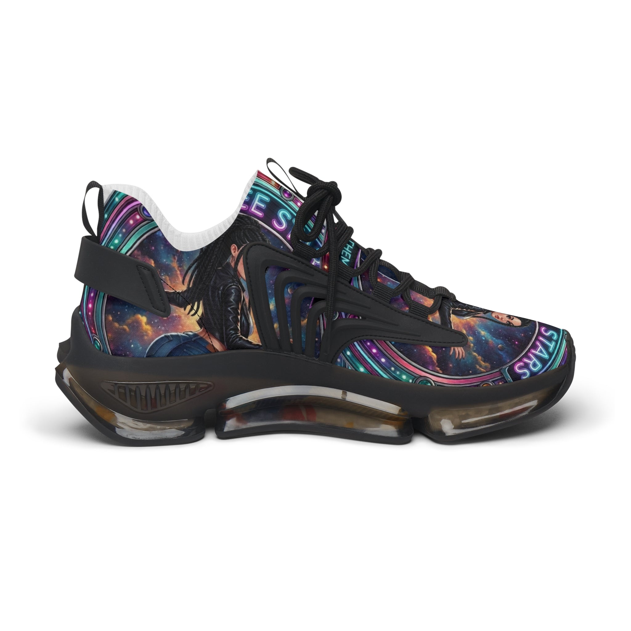 Women's Mesh Sneakers — Galaxy 'I See Stars' Athletic Shoes