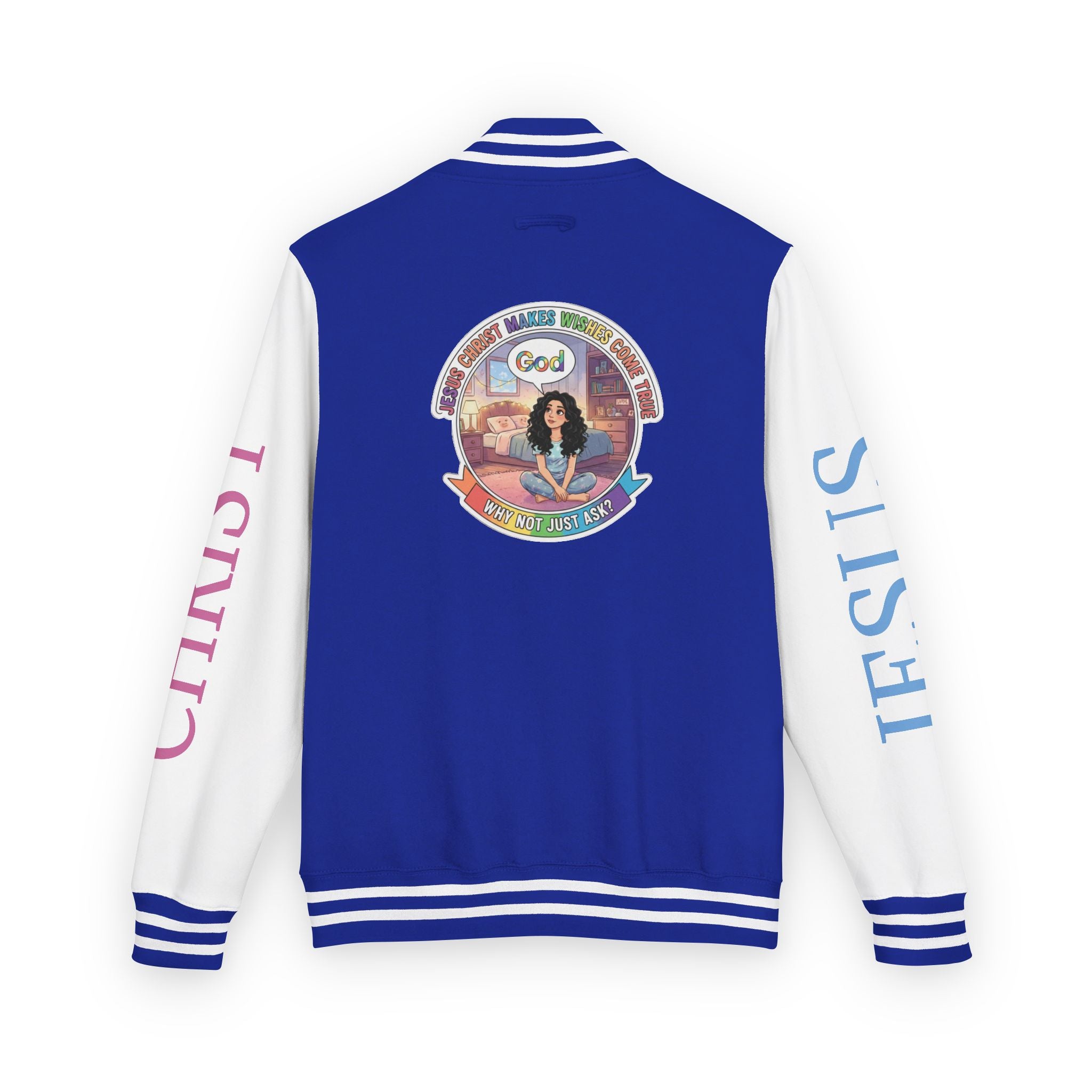 Spiritual Soul Seeker – "Why not just ask"  — Retro Gamer Club Varsity Jacket