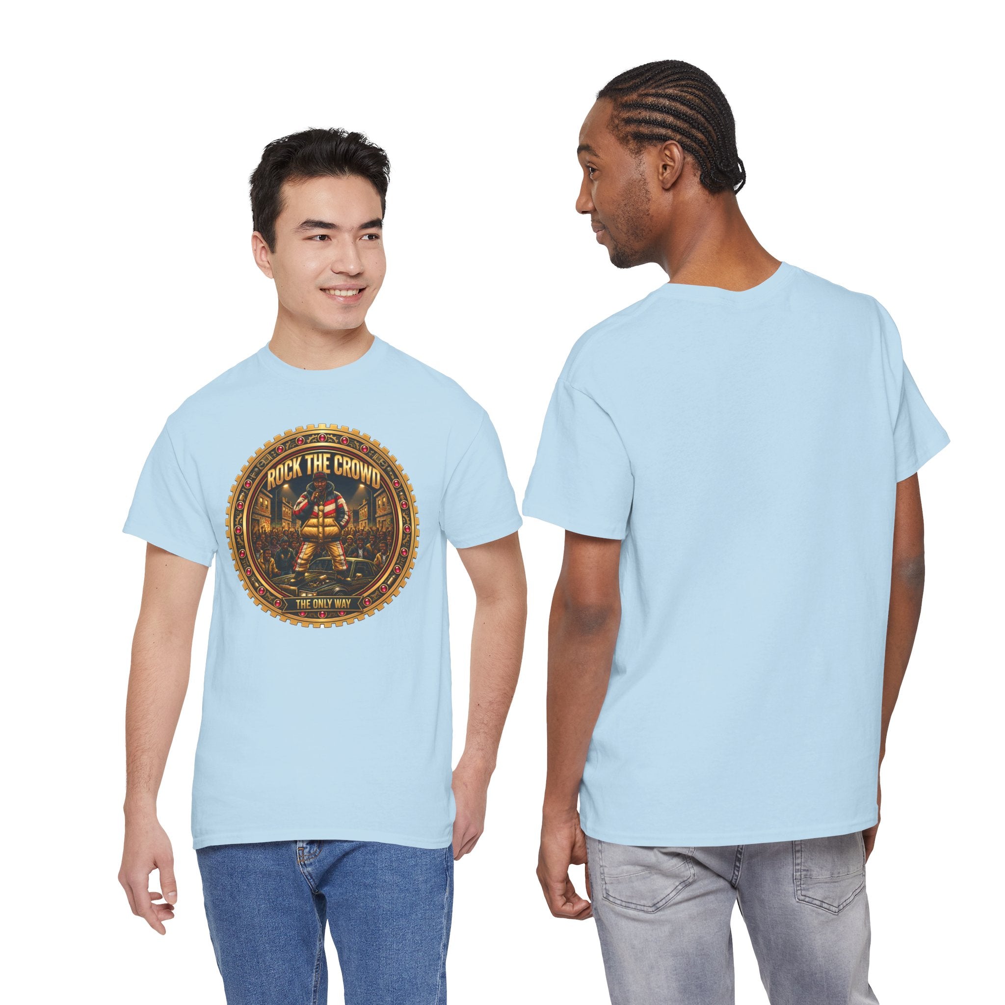 "Rock the Crowd" Tee — Vintage Concert Graphic Shirt