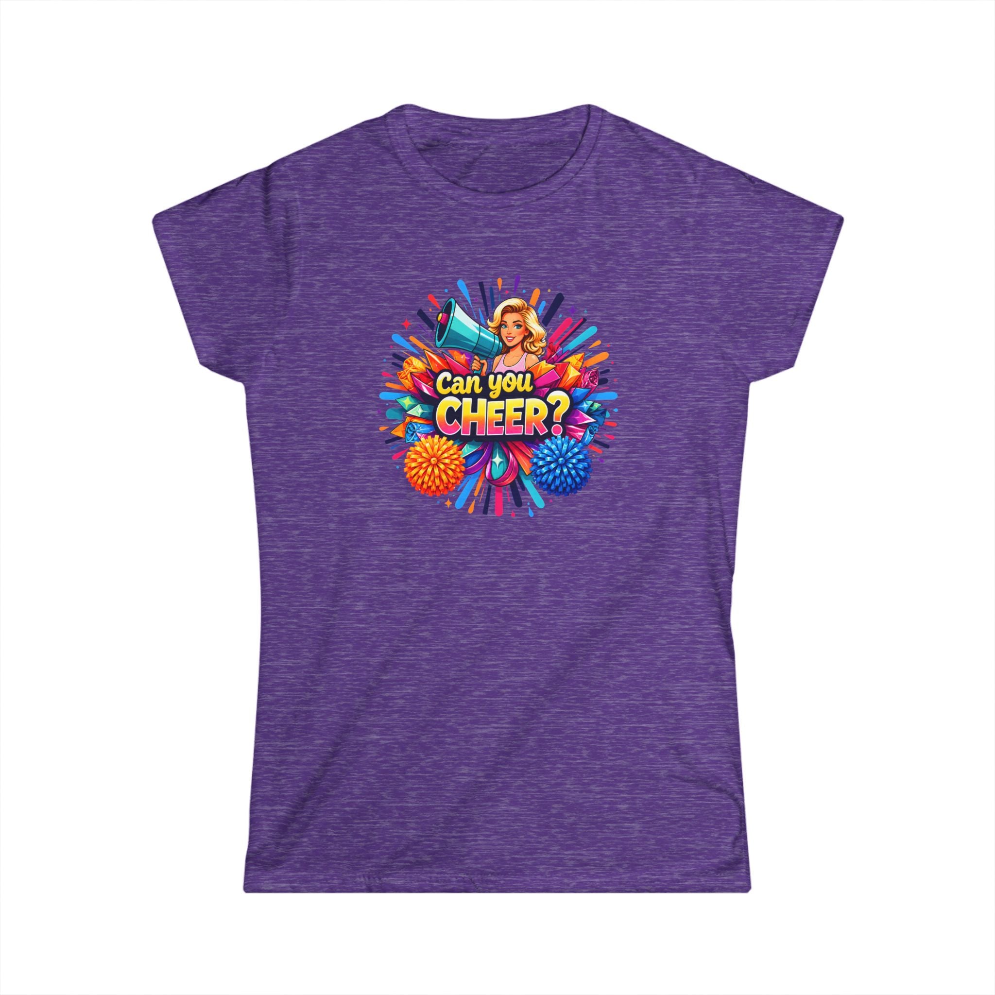 Can You Cheer? Women's Cheerleading Graphic Tee