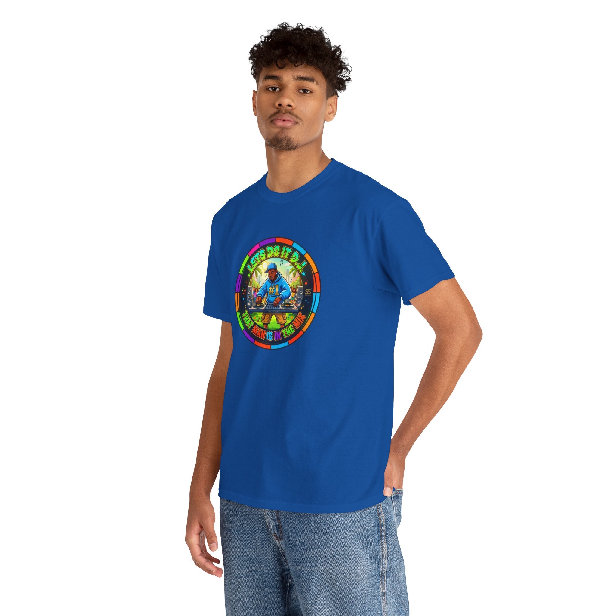 T-Shirt — "Let's Do It Dj!" Retro Camper Road Trip Graphic Tee