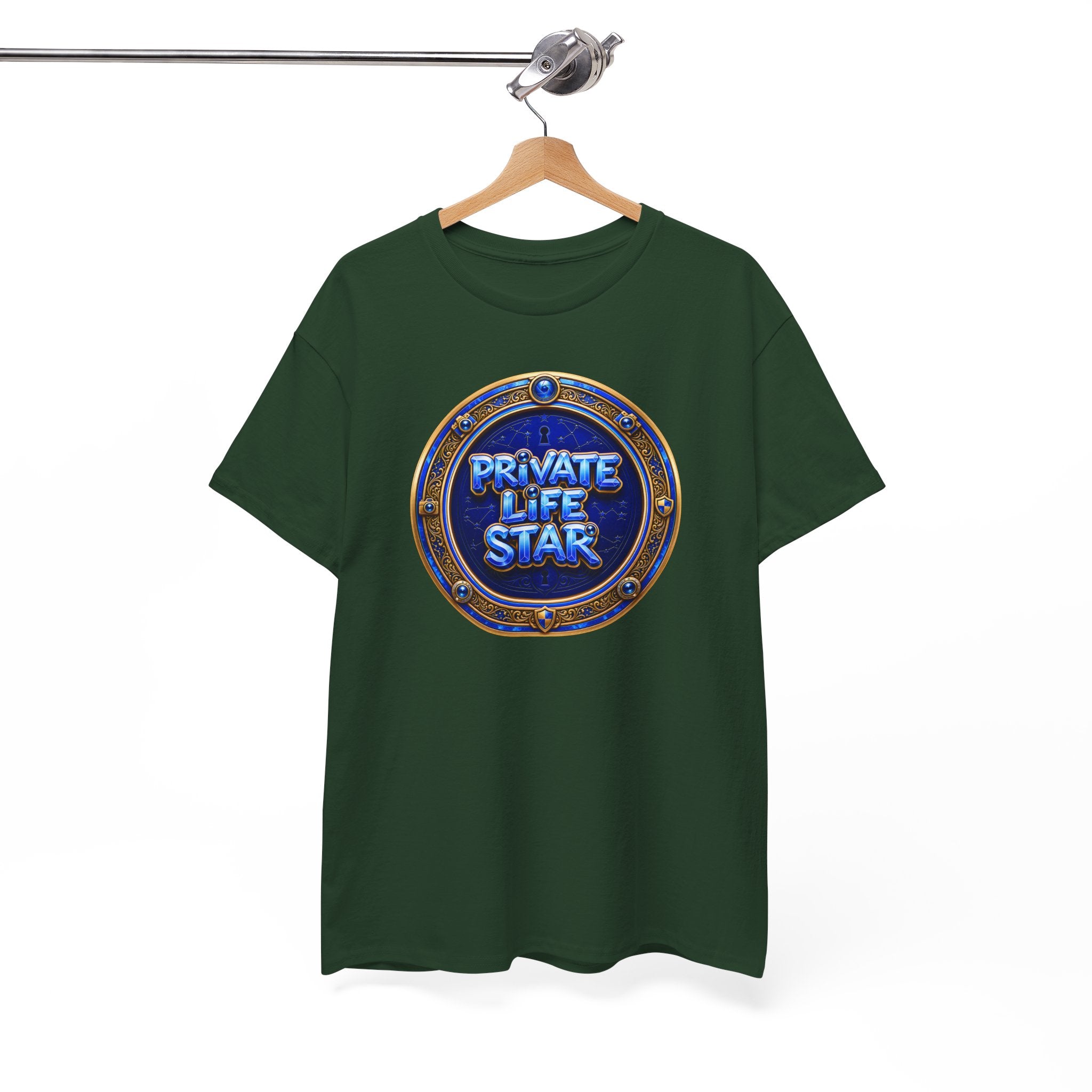 "Private Life Star" T-Shirt — Retro Badge Graphic Tee