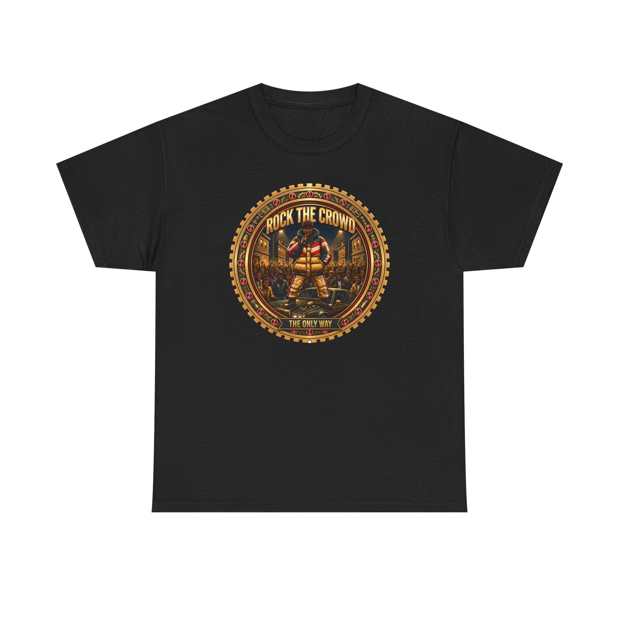 "Rock the Crowd" Tee — Vintage Concert Graphic Shirt