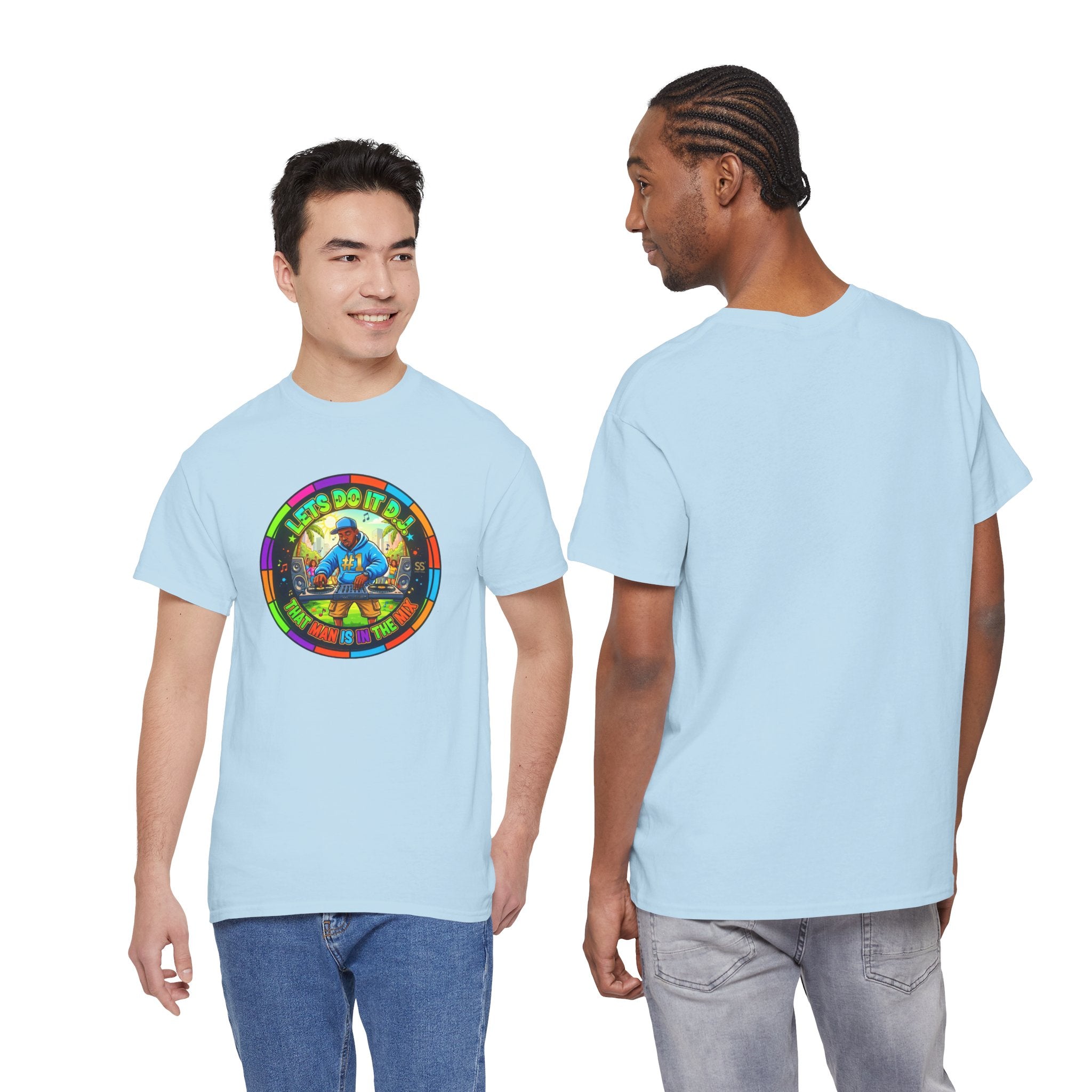 T-Shirt — "Let's Do It Dj!" Retro Camper Road Trip Graphic Tee