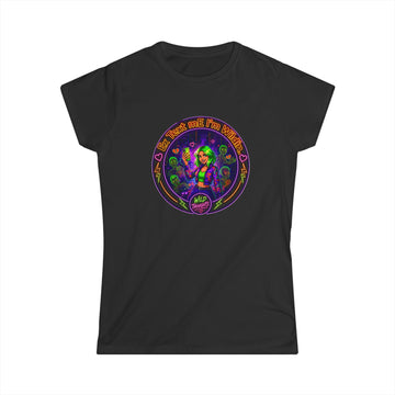 Women's Tee —  'Ex Text Me Im Wilding' Graphic