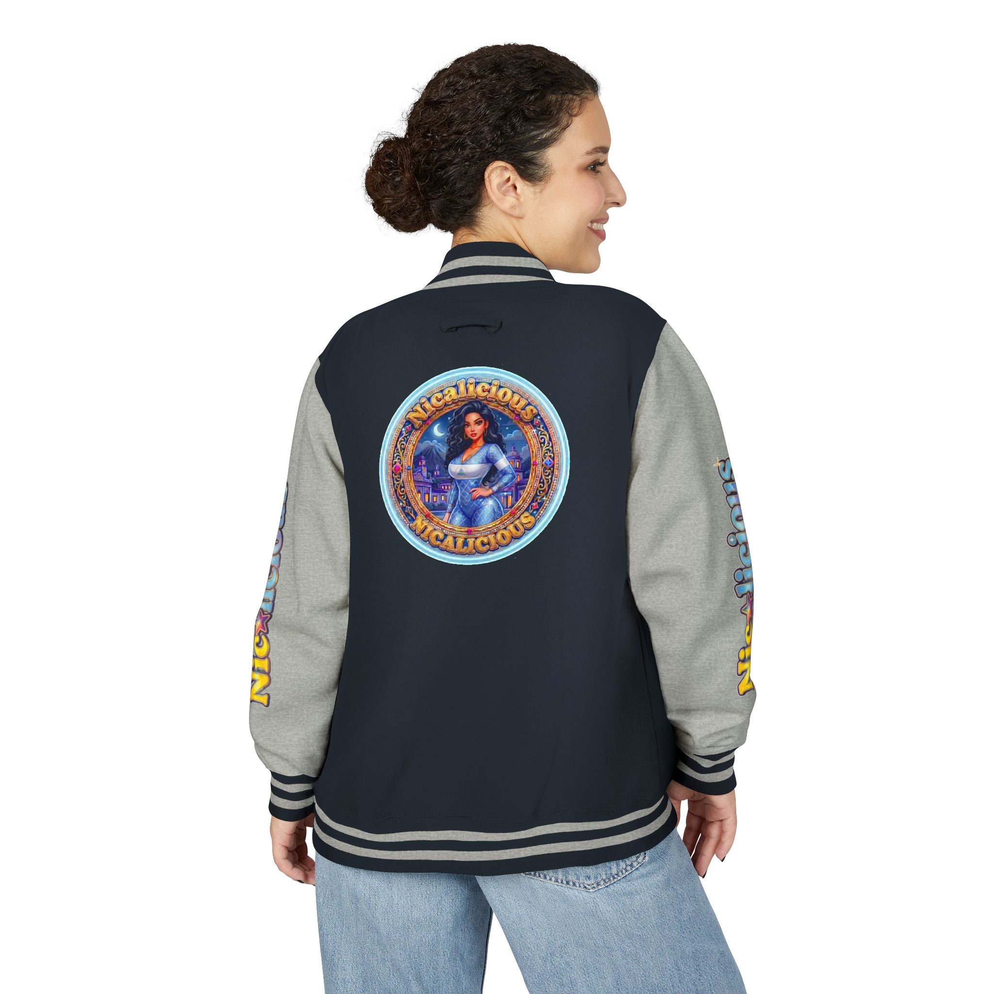 Letterman Jacket — 'Nicalicious' Retro Varsity Jacket