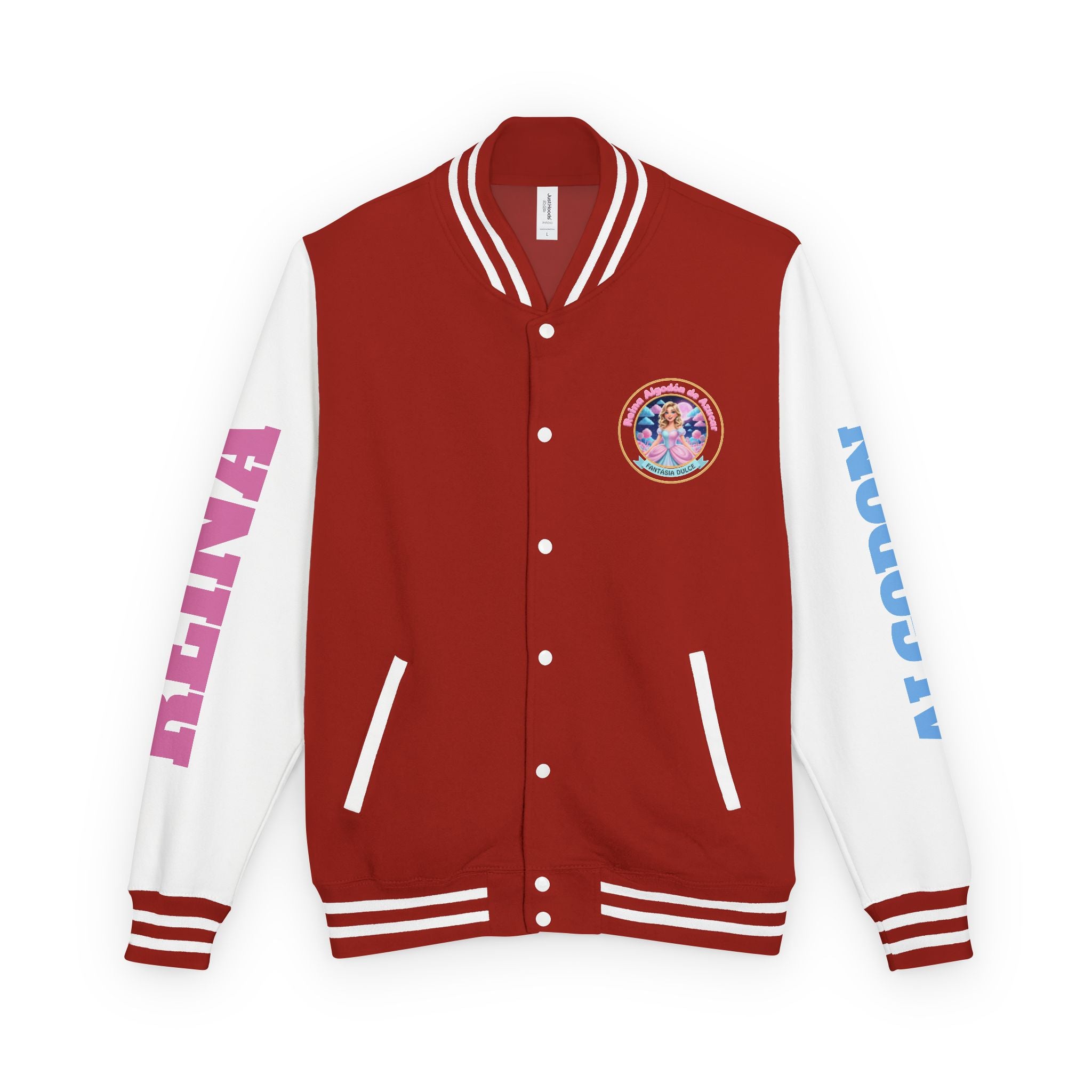 Letterman Jacket — Reina Algodón de Azucar-  Circle Logo