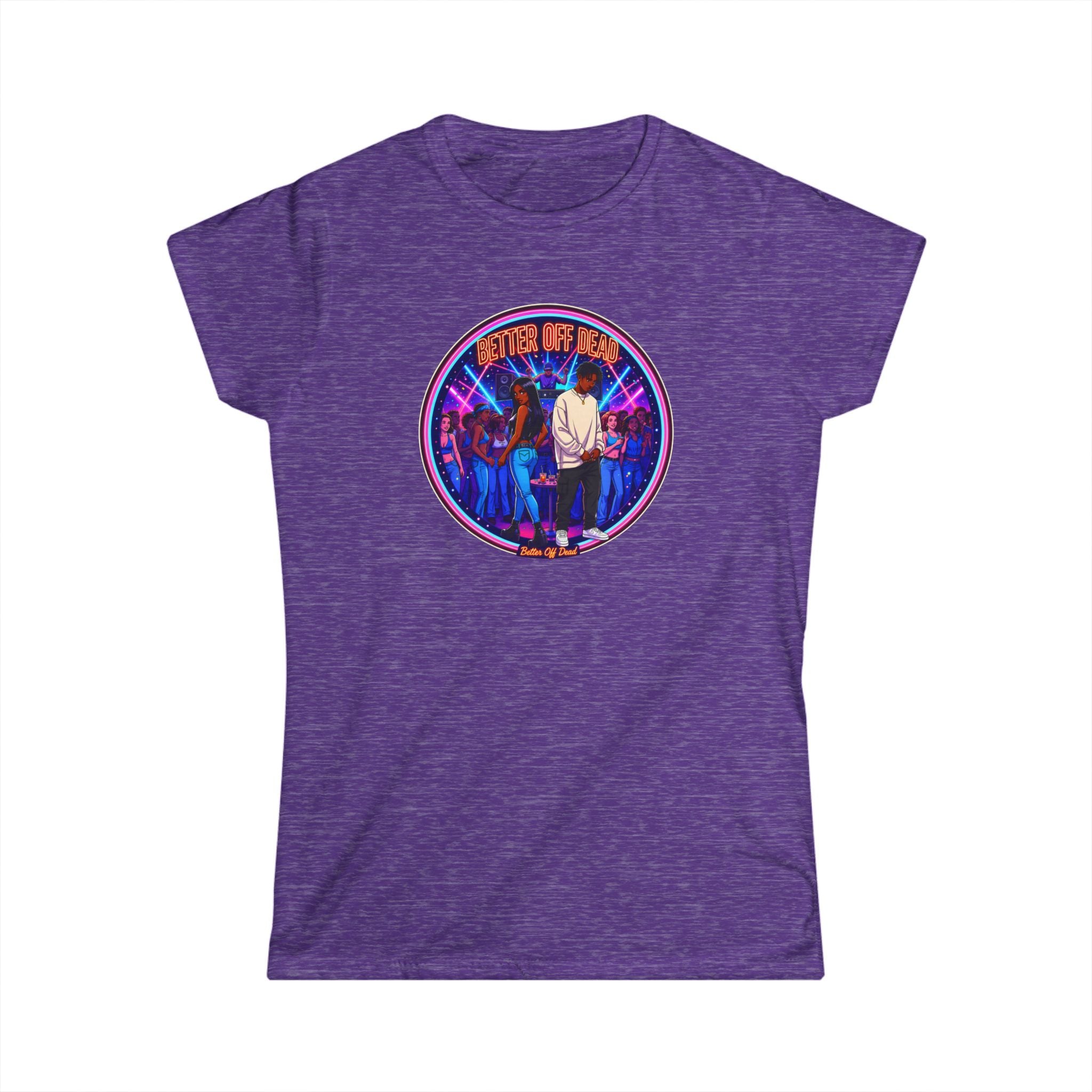 Women's Tee — 'Better Off Dead' Retro Band Graphic Shirt