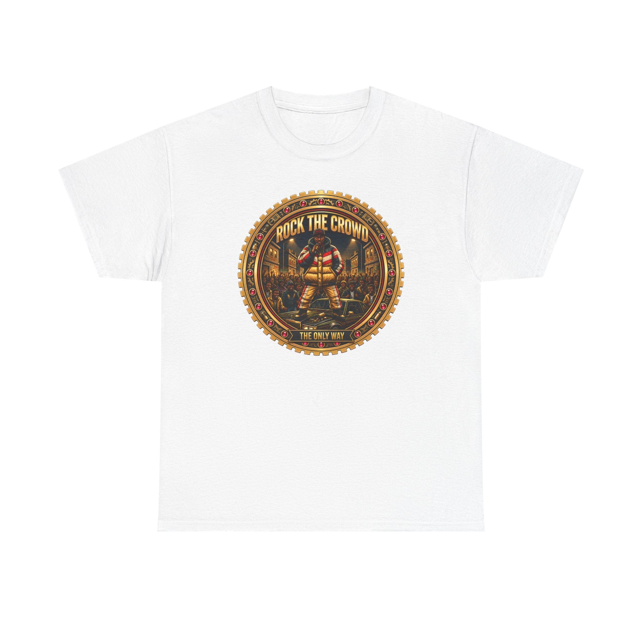 "Rock the Crowd" Tee — Vintage Concert Graphic Shirt