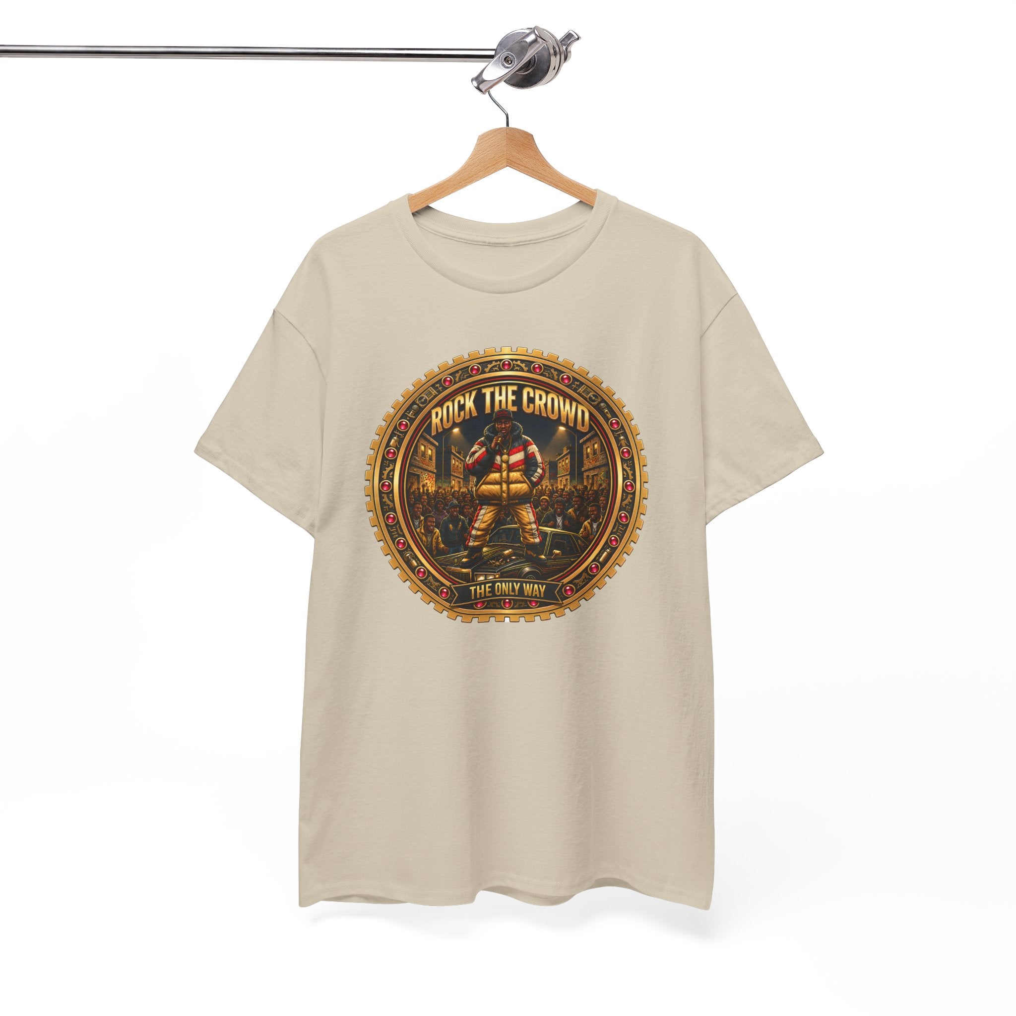 "Rock the Crowd" Tee — Vintage Concert Graphic Shirt