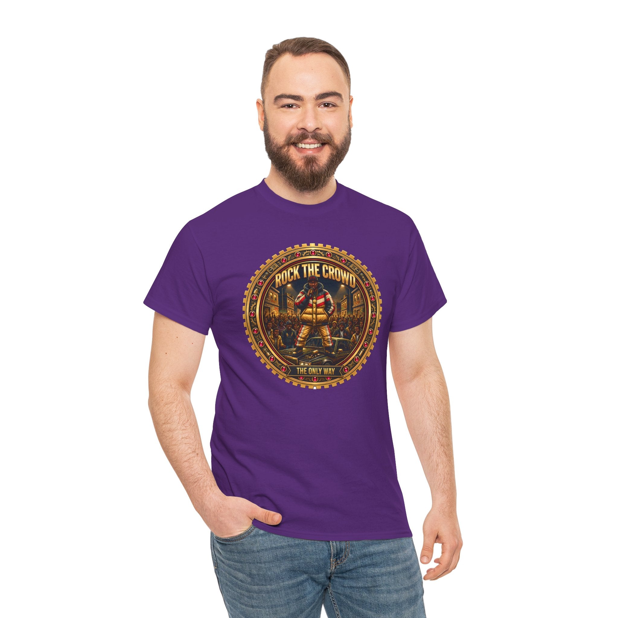 "Rock the Crowd" Tee — Vintage Concert Graphic Shirt