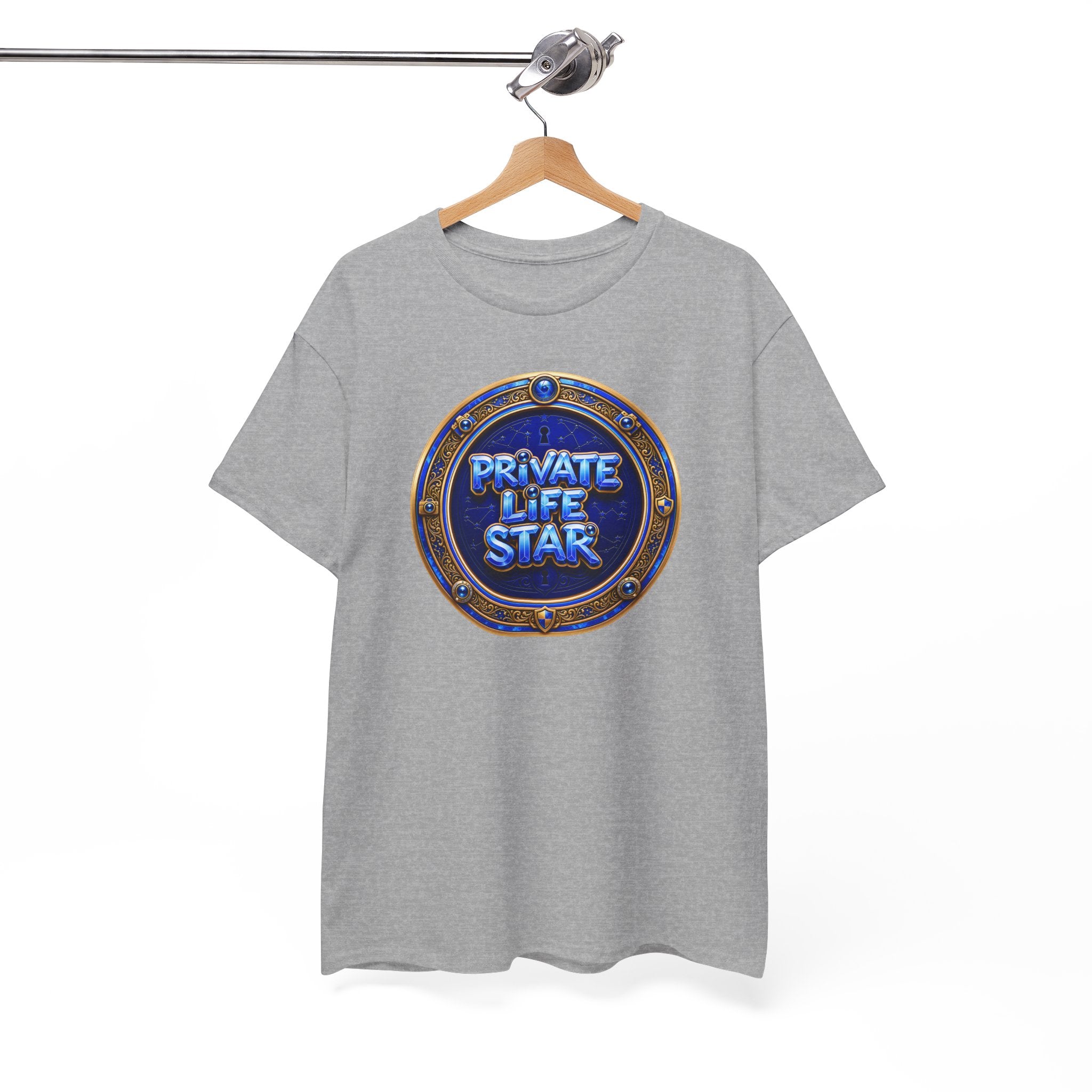 "Private Life Star" T-Shirt — Retro Badge Graphic Tee