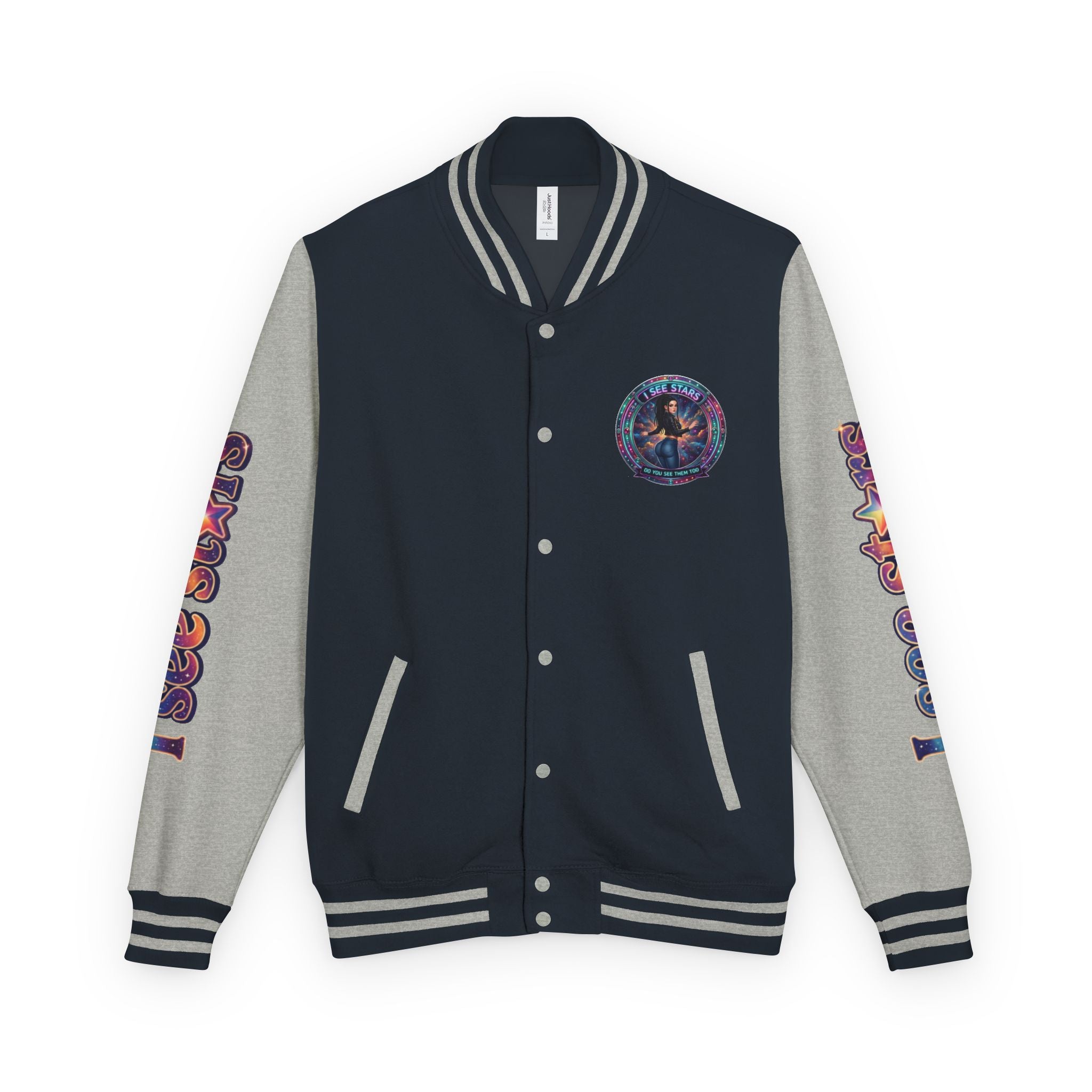 Heavyweight Letterman Jacket "I See Stars"