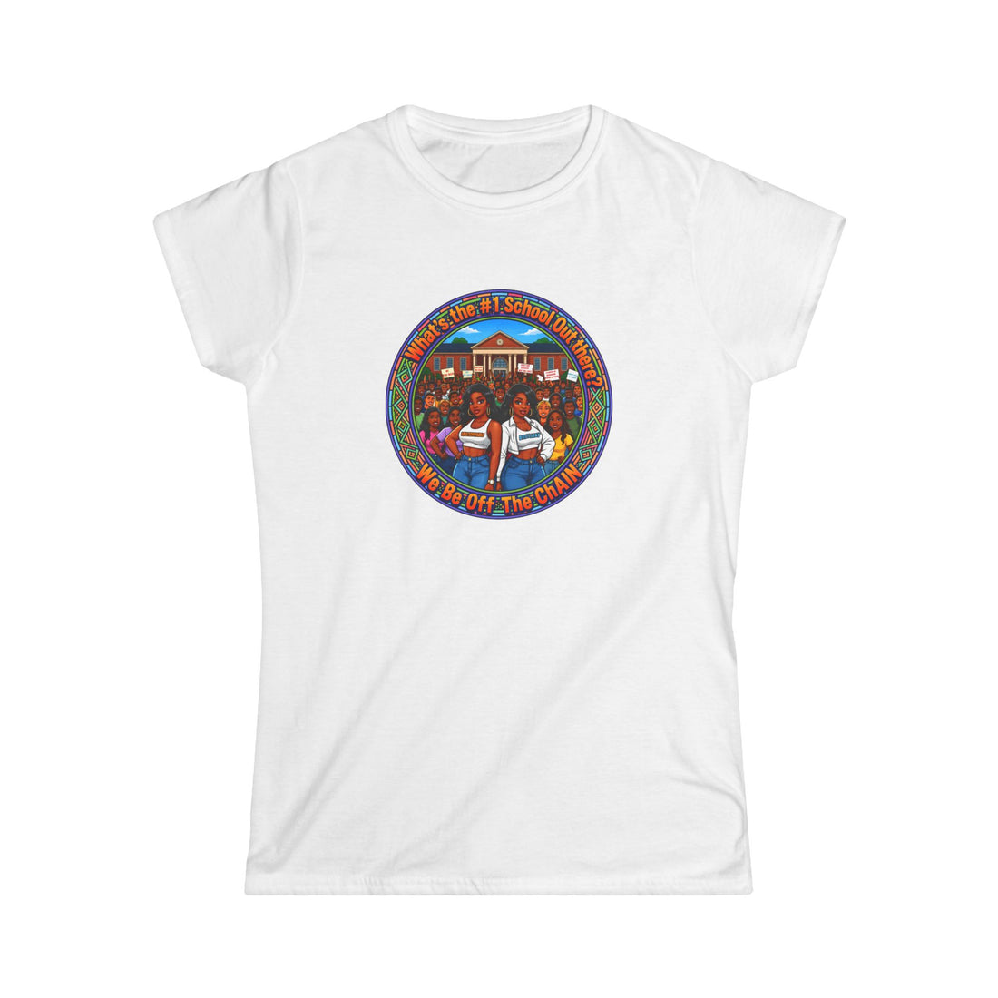 Women's Tee — Retro Graphic "What's The#1SchoolOutThere" Summer Vacation Shirt