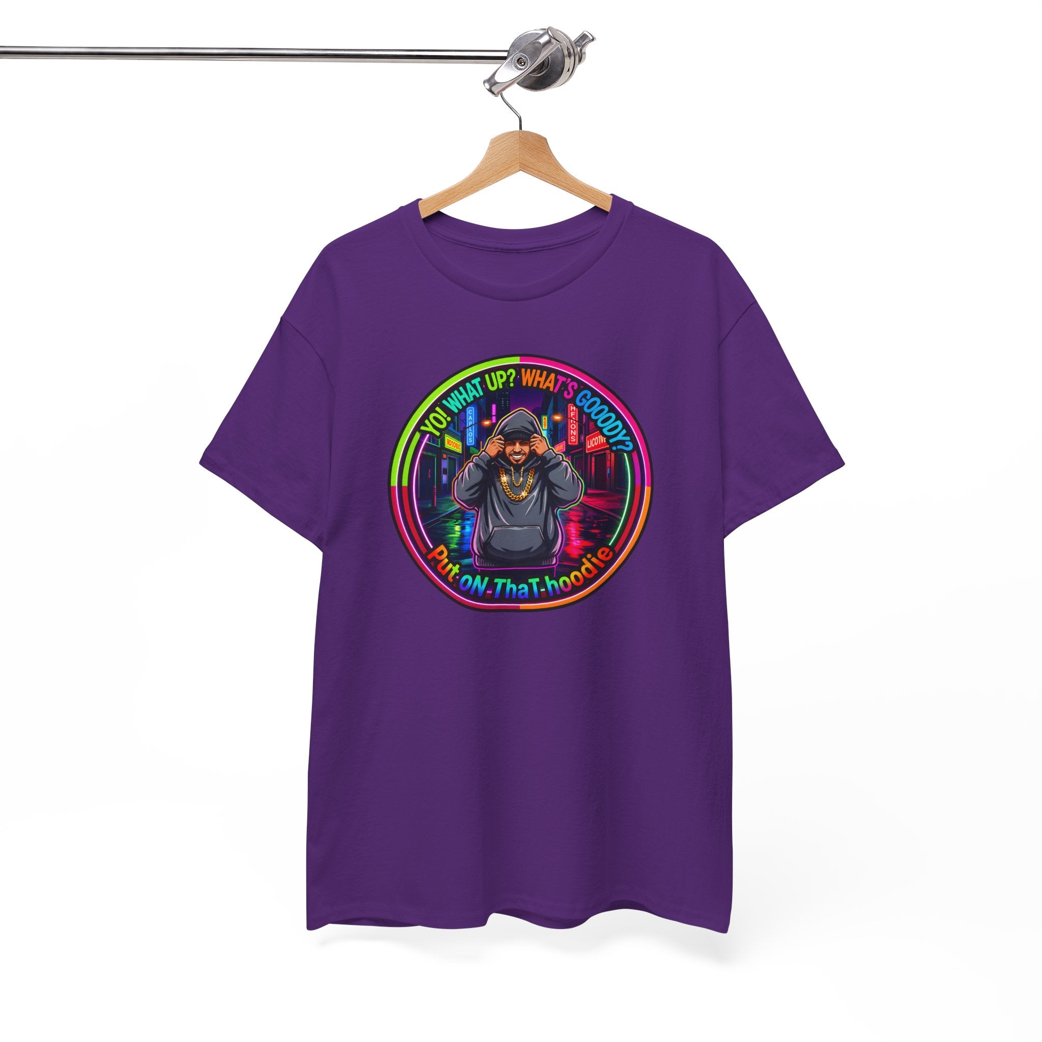 Men's T-Shirt Graphic- "Yo! What's up?  What's Goooody?"