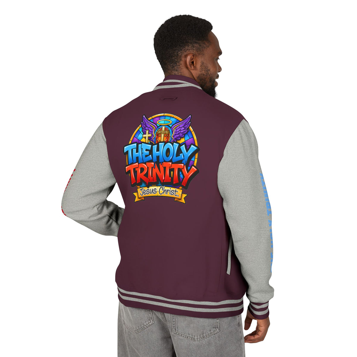Letterman Jacket — "The Holy Trinity" Christian Varsity Jacket