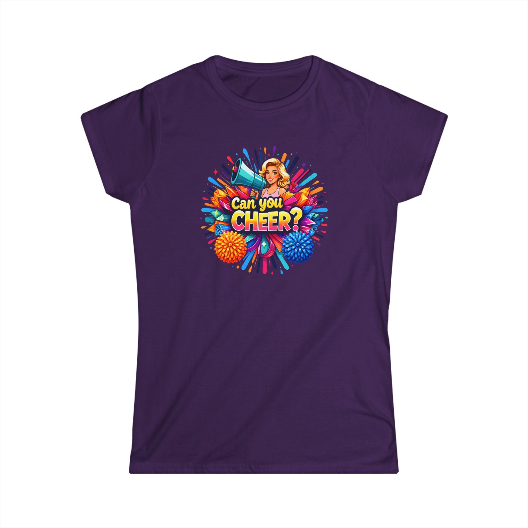 Can You Cheer? Women's Cheerleading Graphic Tee