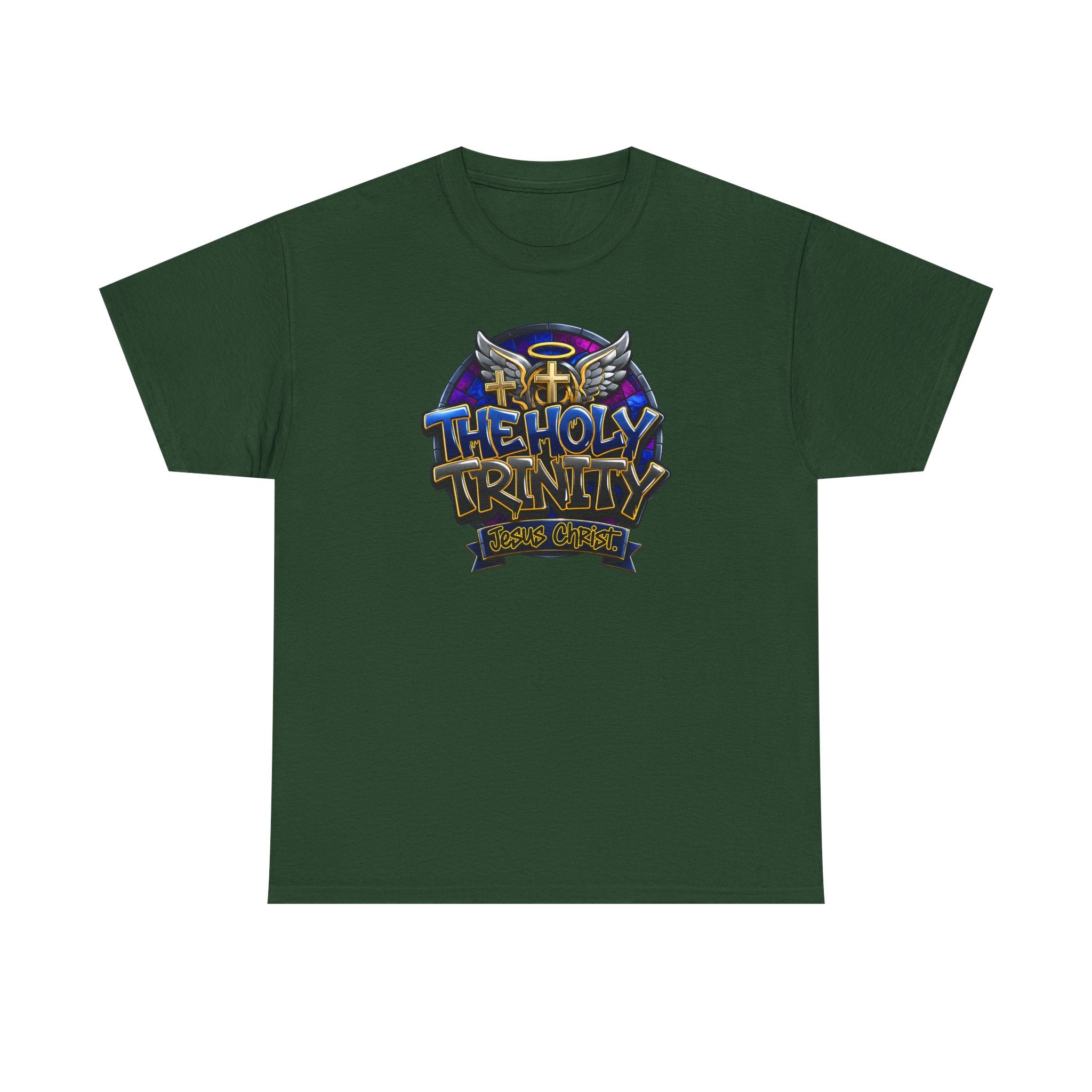 The Holy Trinity Tee — Christian Faith Graphic T-Shirt