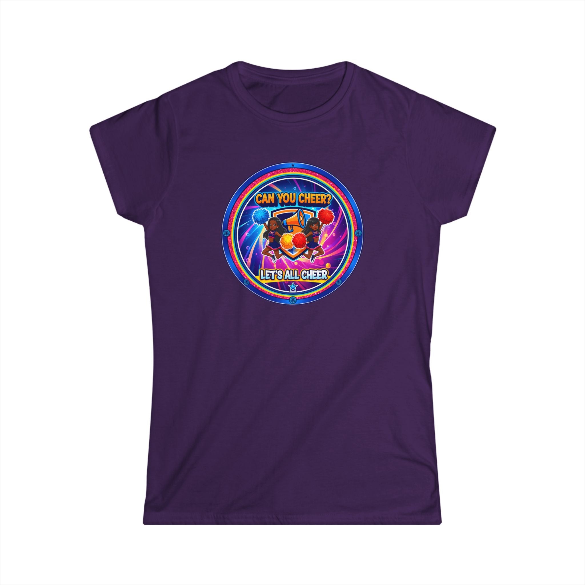 Can You Cheer? Let's All Cheer " Women's Tee — RetroCheers Graphic